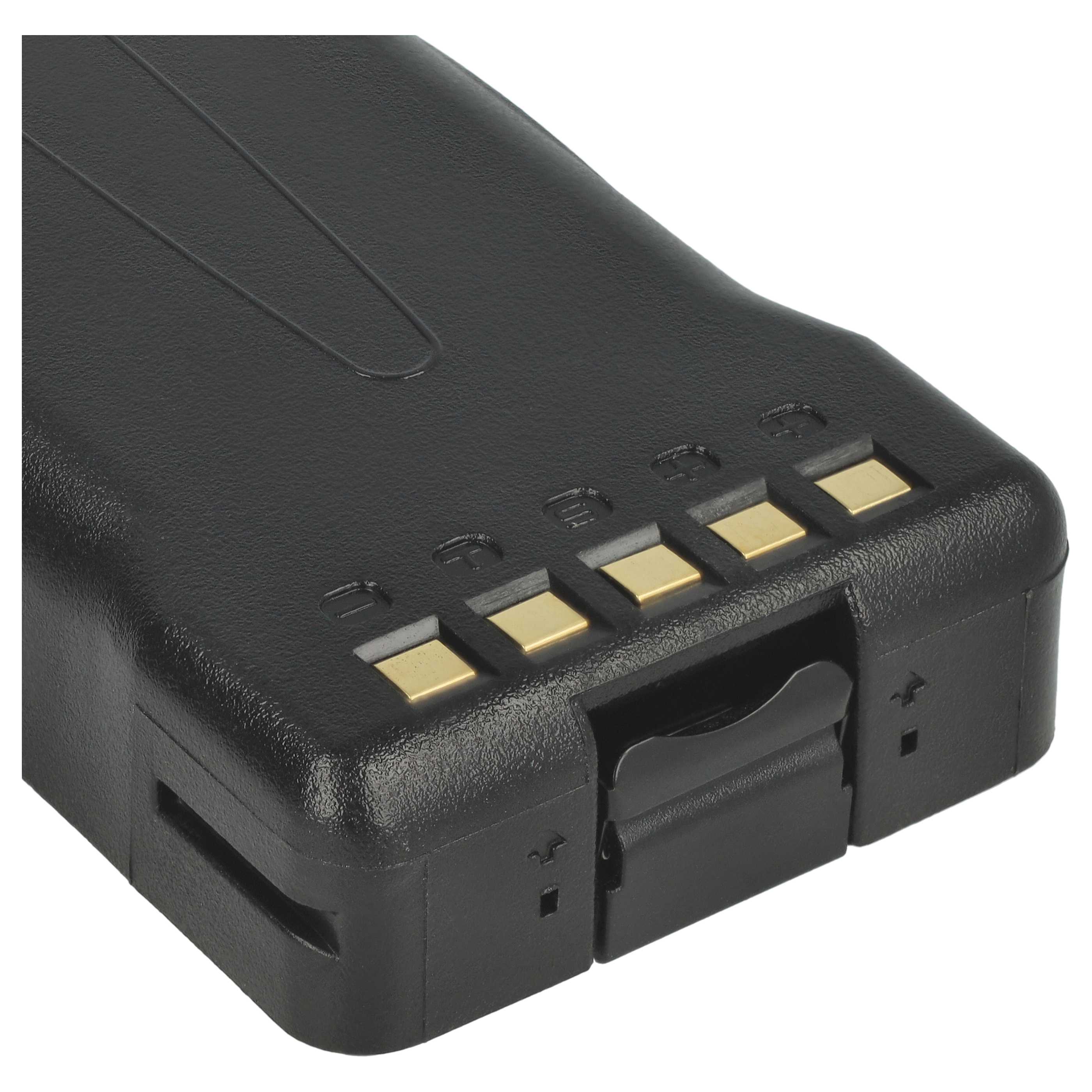 2x Batteria sostituisce Kenwood KNB-24L, KNB-24LX, KNB-24, KNB-24Li per dispositivo radio - 1800mAh 7,2V NiMH