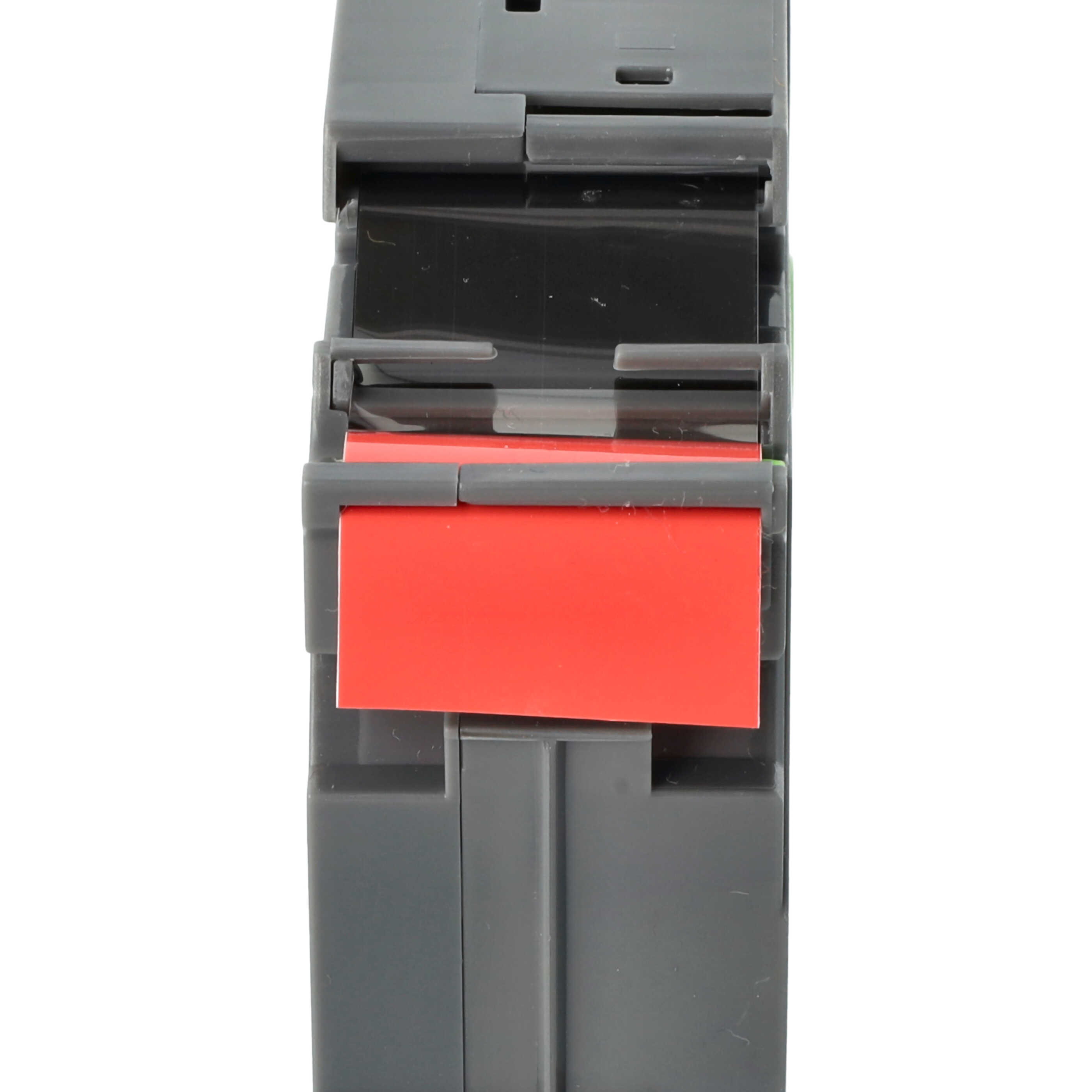 Schriftband als Ersatz für Brother TZ-451, TZE-451 - 24mm Schwarz auf Rot