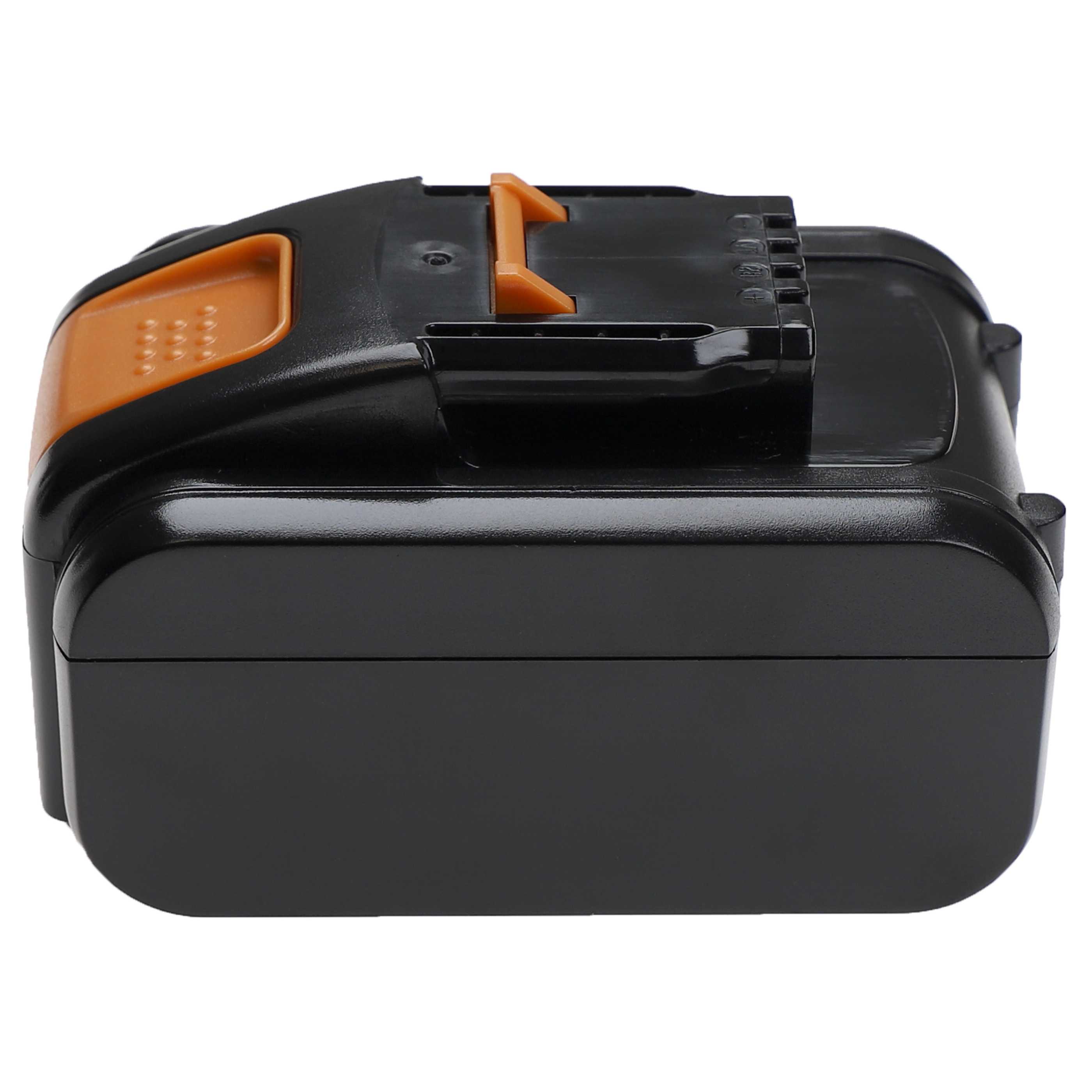 2x Battery replaces Rockwell RW9351.1 - 5 Ah 20 V Li-Ion, black / orange