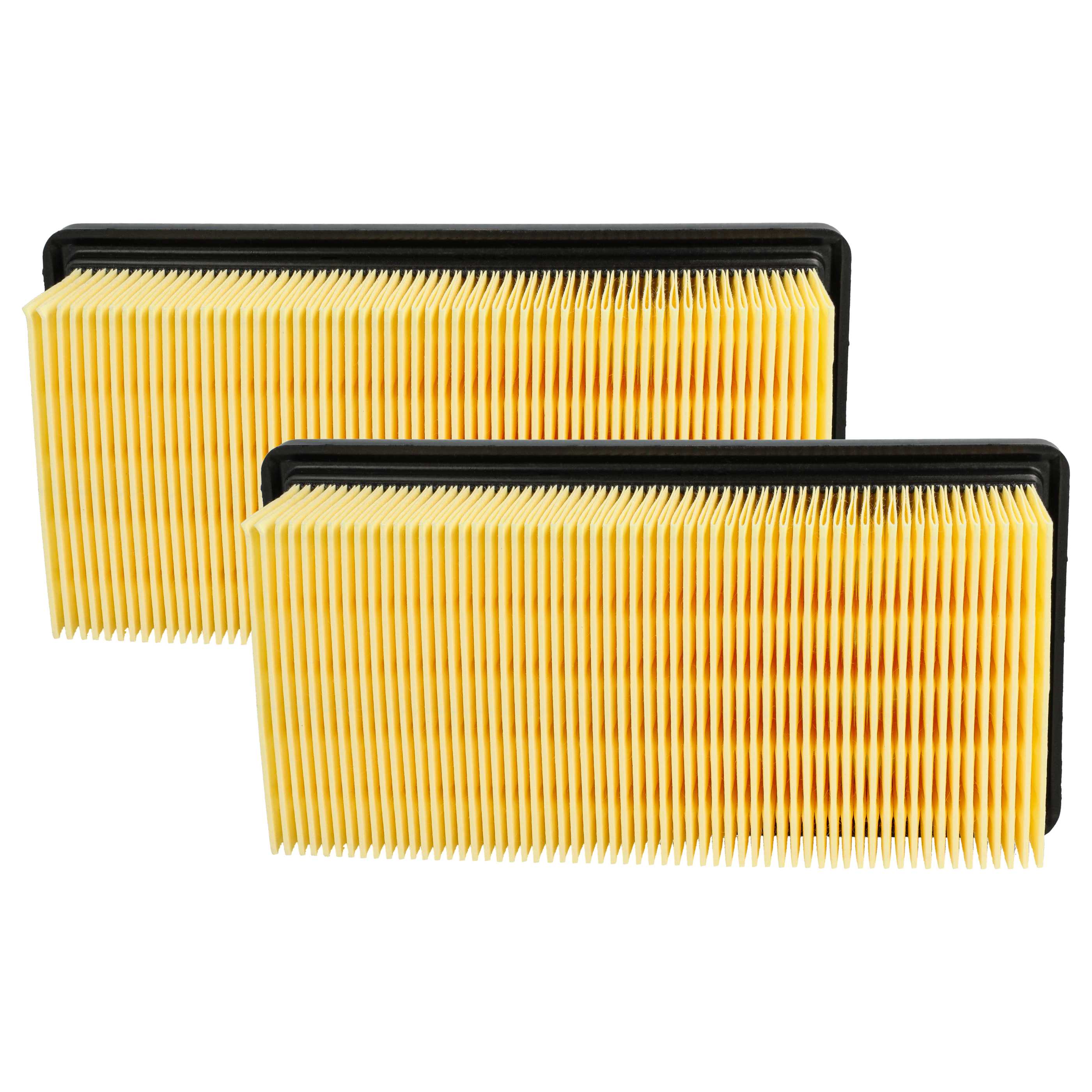 2x flat pleated filter replaces Kärcher 6.414-971.0 for Kärcher Vacuum Cleaner