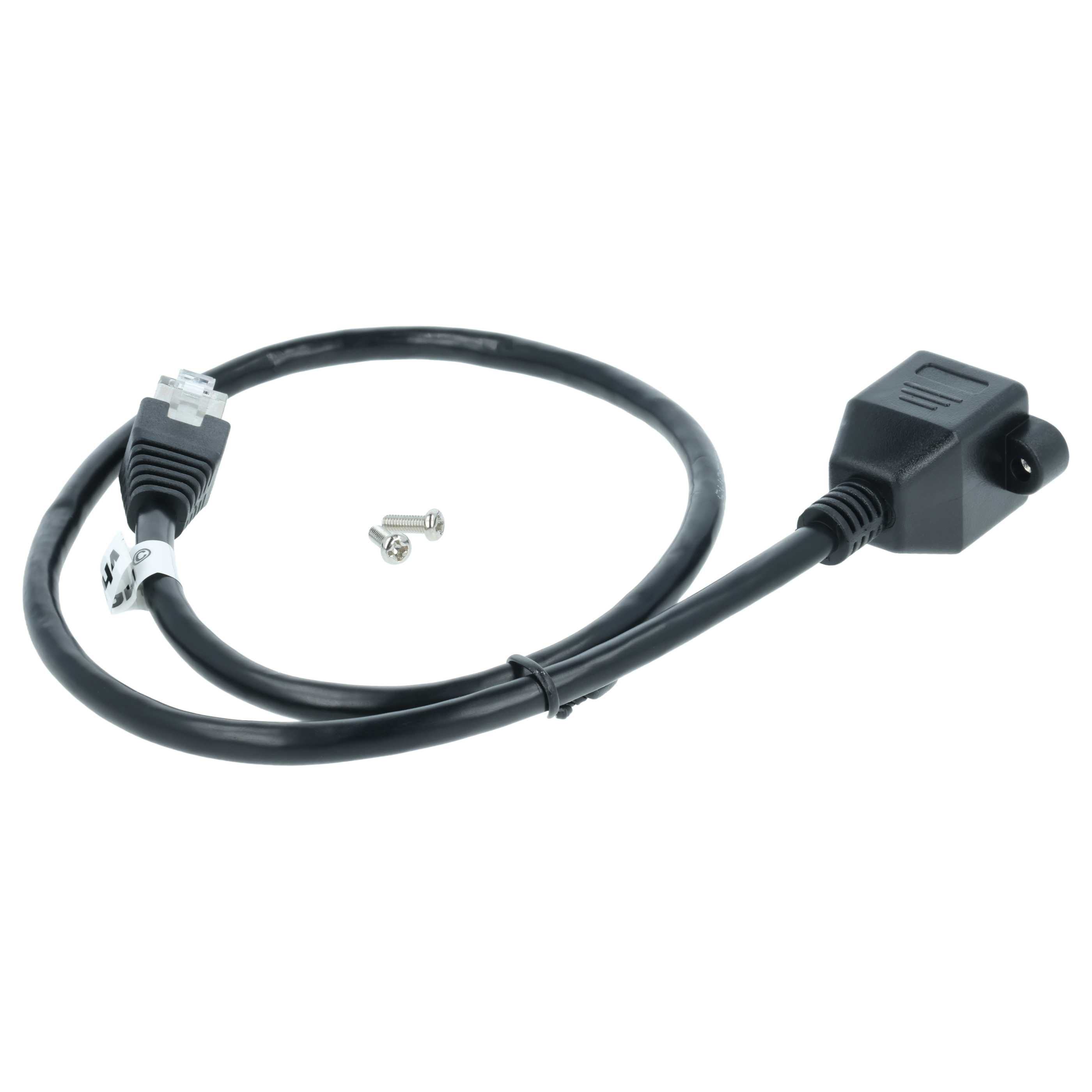 Cable de extensión Cat6, RJ45 (m) a RJ45 (h) - Cable Ethernet LAN con conector RJ45 incorporado, 0,5 m