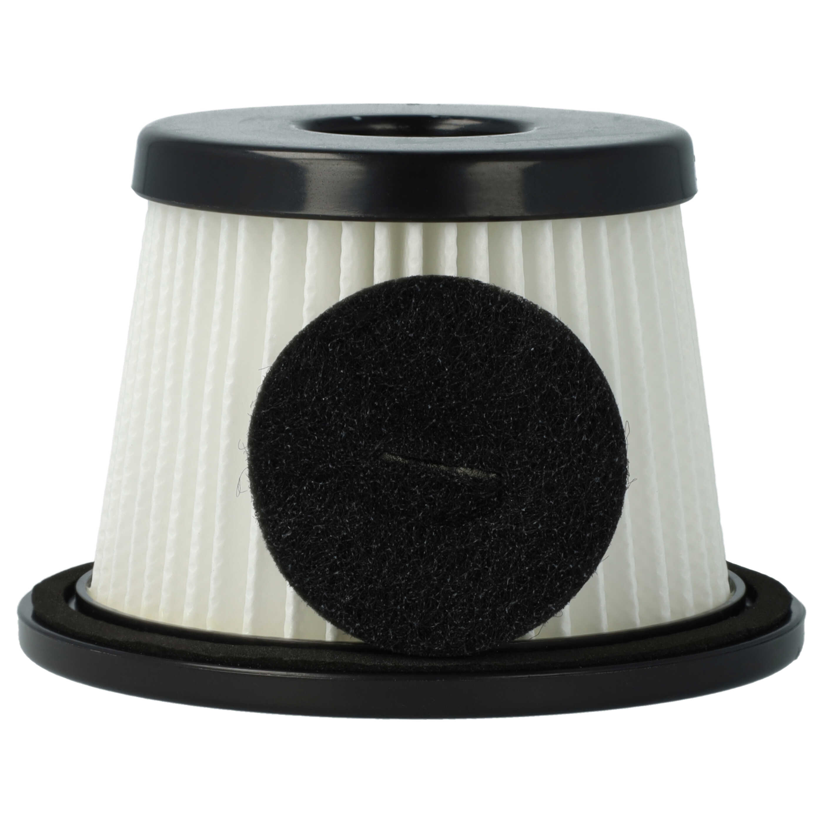 2x Filtro para aspiradora Moosoo K24 - filtro Hepa negro / blanco