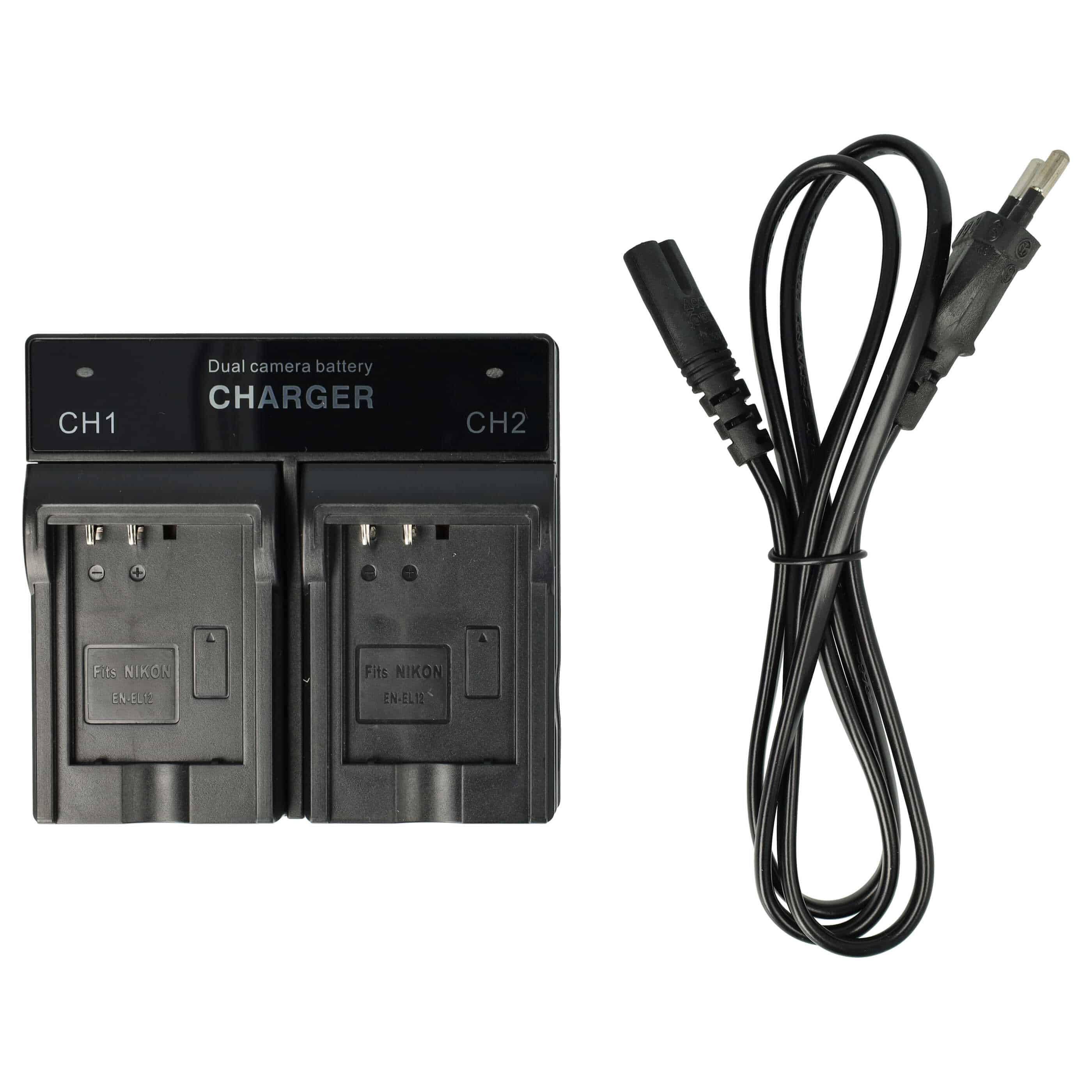 Battery Charger suitable for Nikon Keymission Digital Camera - 1 A, 4.2/8.4 V