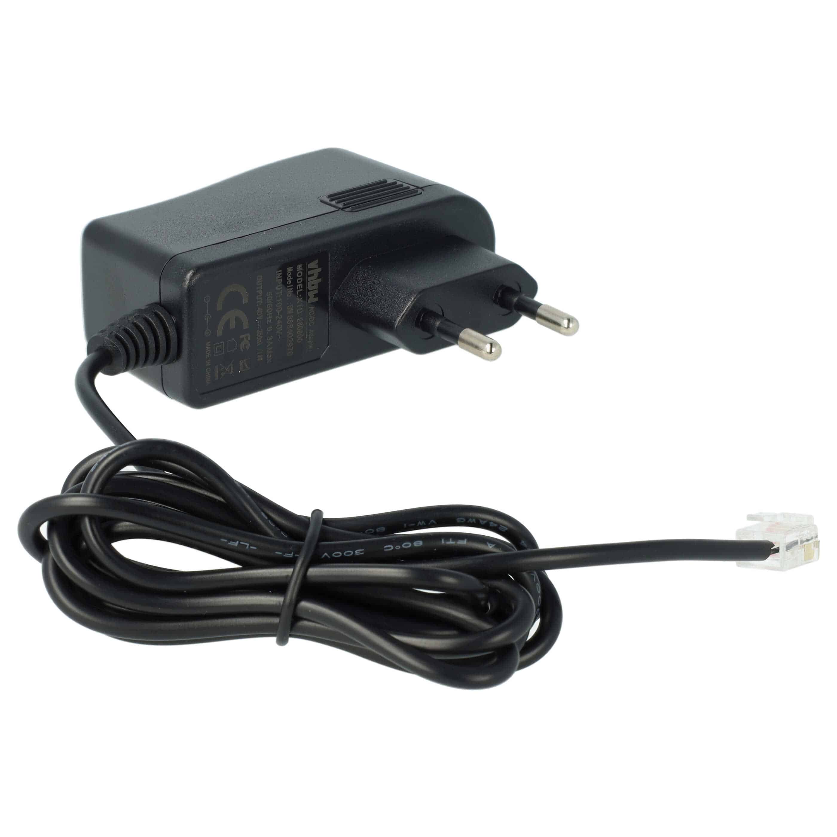 Mains Power Adapter suitable for Agfeo ST22 Landline Telephone, Home Telephone - 170 cm