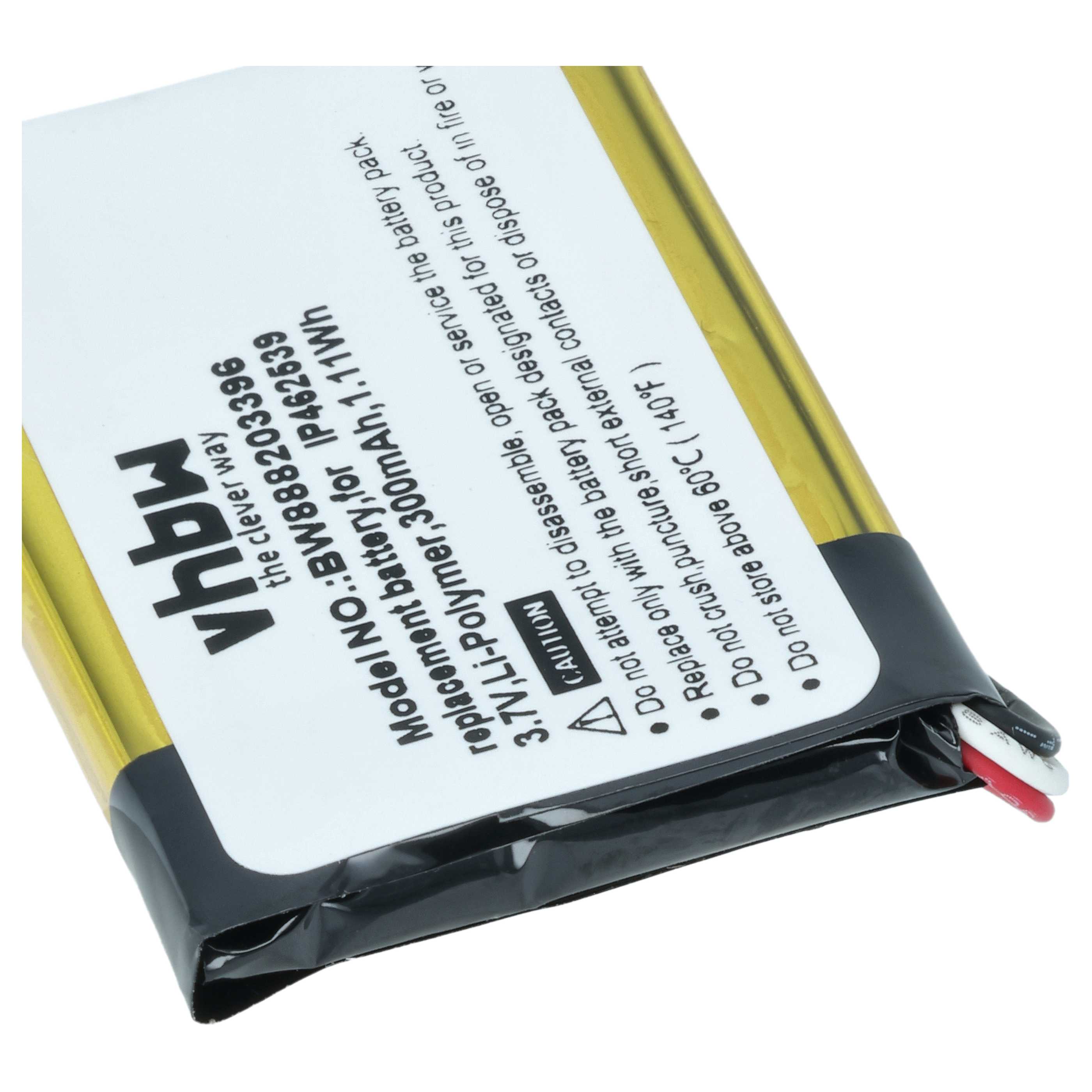 Medical Equipment Battery replaces Phonak IP462539 - 300 mAh 3.7 V Li-polymer