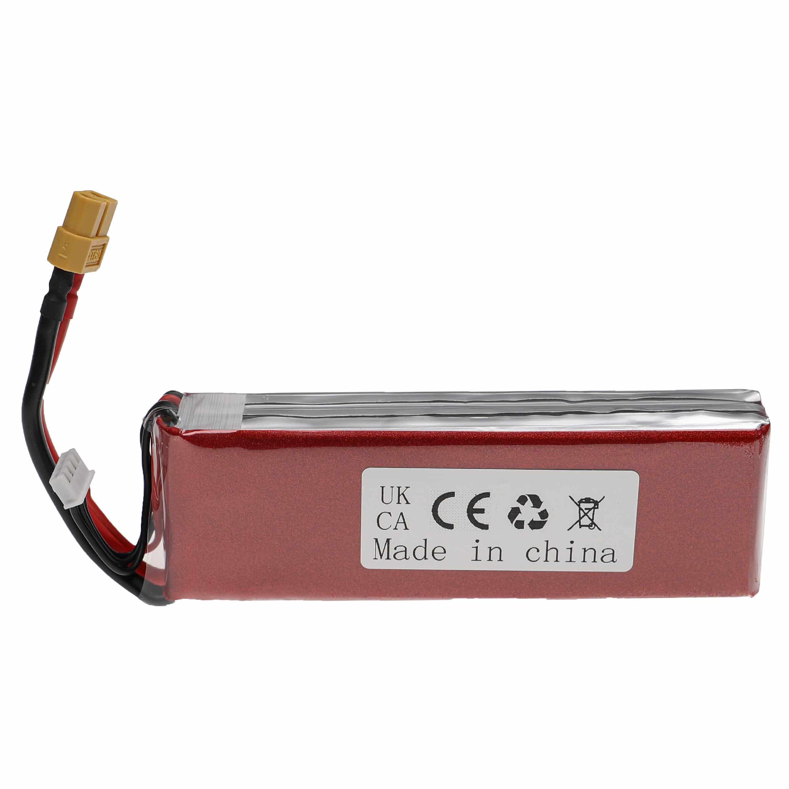 Batterie pour modèle radio-télécommandé - 4000mAh 11,1V Li-polymère, XT60