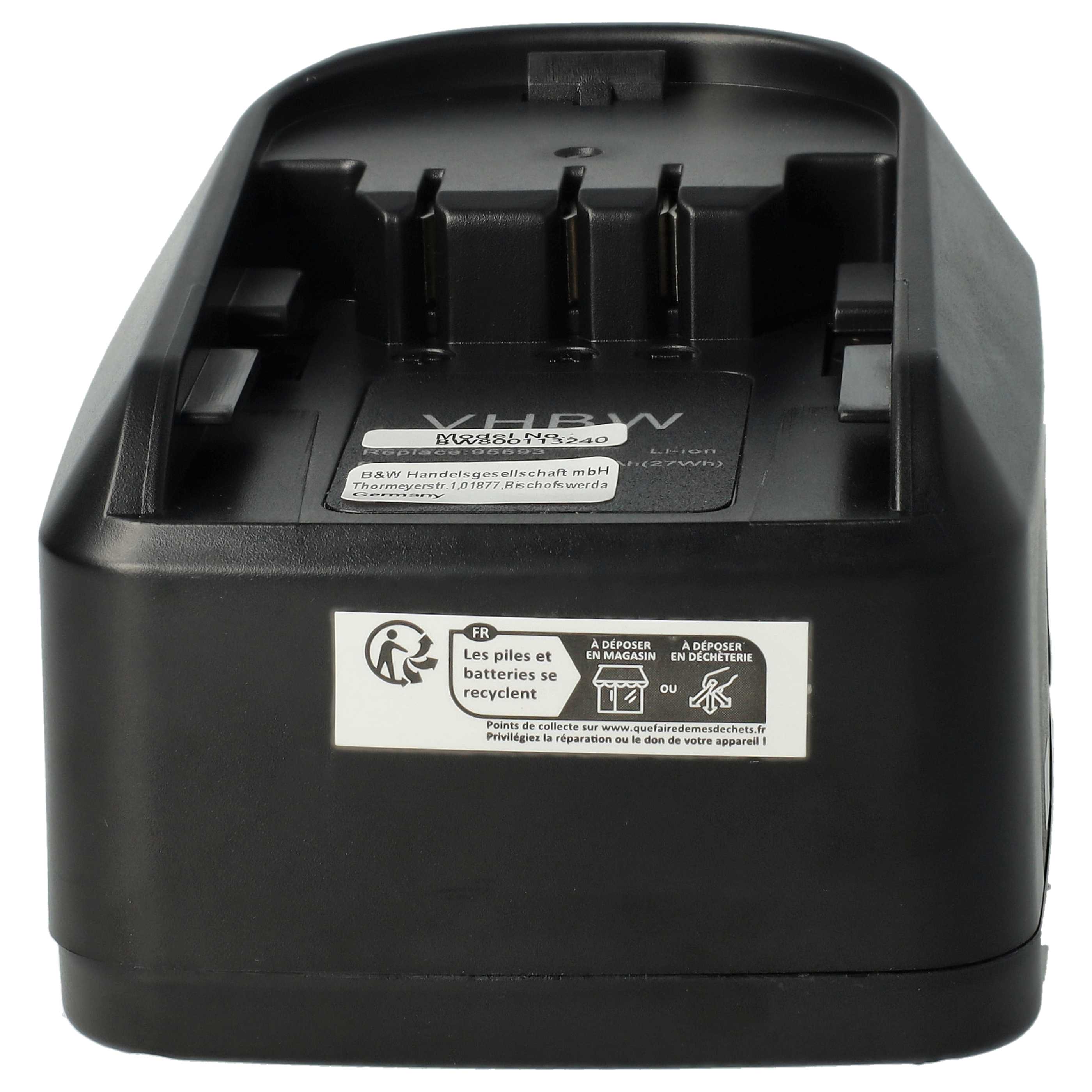 Battery replaces Güde 95149, 95690, 95148, 58104, 58106, 58100 Electric Power Tool - 1500 mAh, 18 V, Li-Ion
