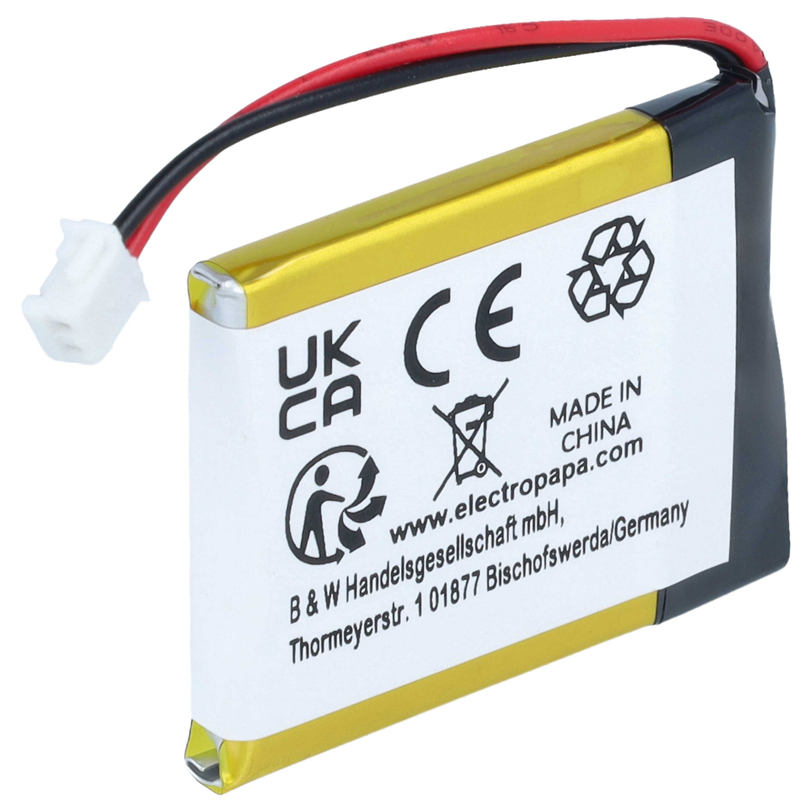 Batterie remplace Siemens V30145-K1310-X448, S30852-D2240-X1 pour téléphone Gigaset - 250mAh 3,7V Li-ion
