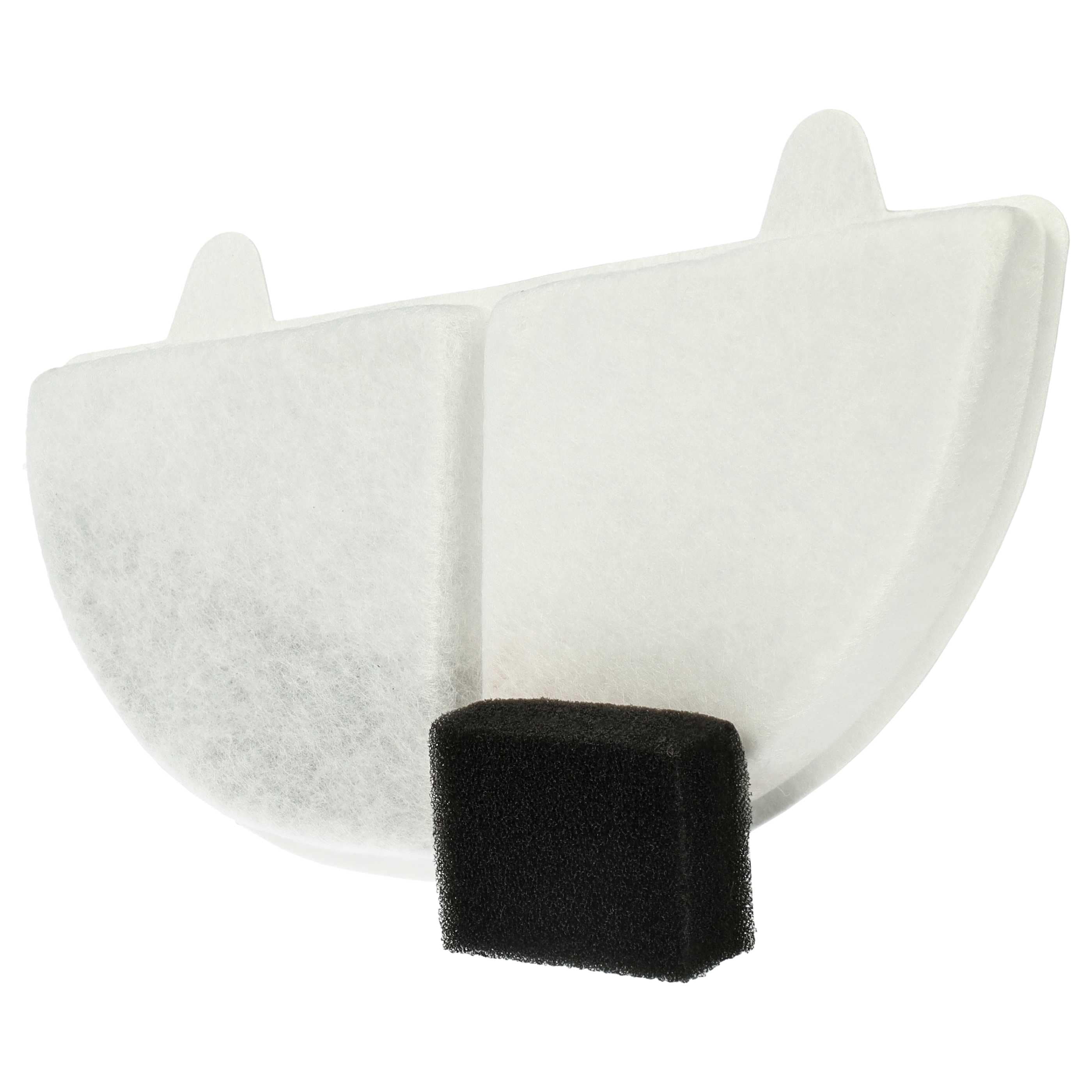 10x Filtro para bebederos HomeRunPet CF2, WF20 - Filtro de agua + filtro de bomba