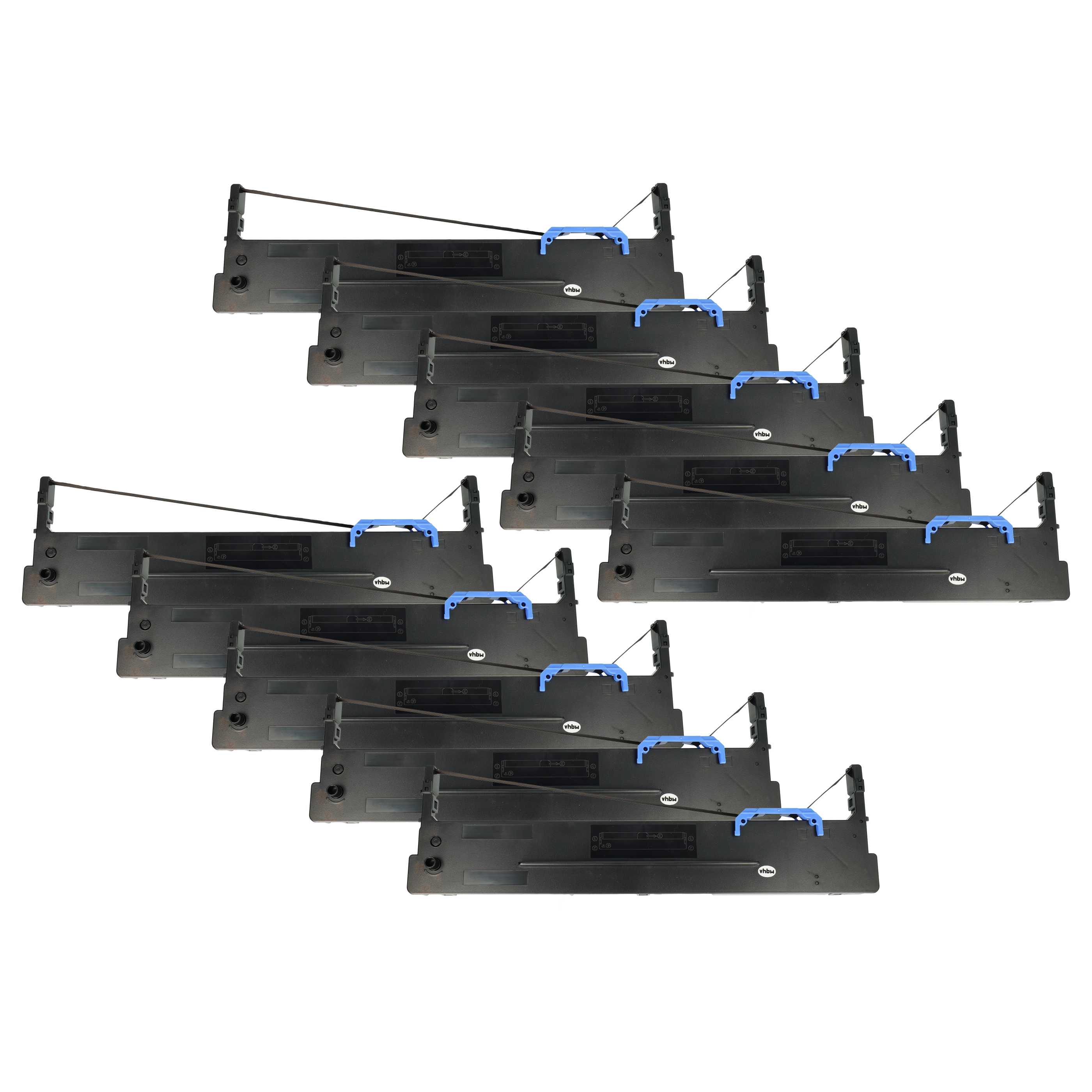 10x Ink Ribbon replaces Tally 099003L for Dot Matrix, Receipt Printer - Black