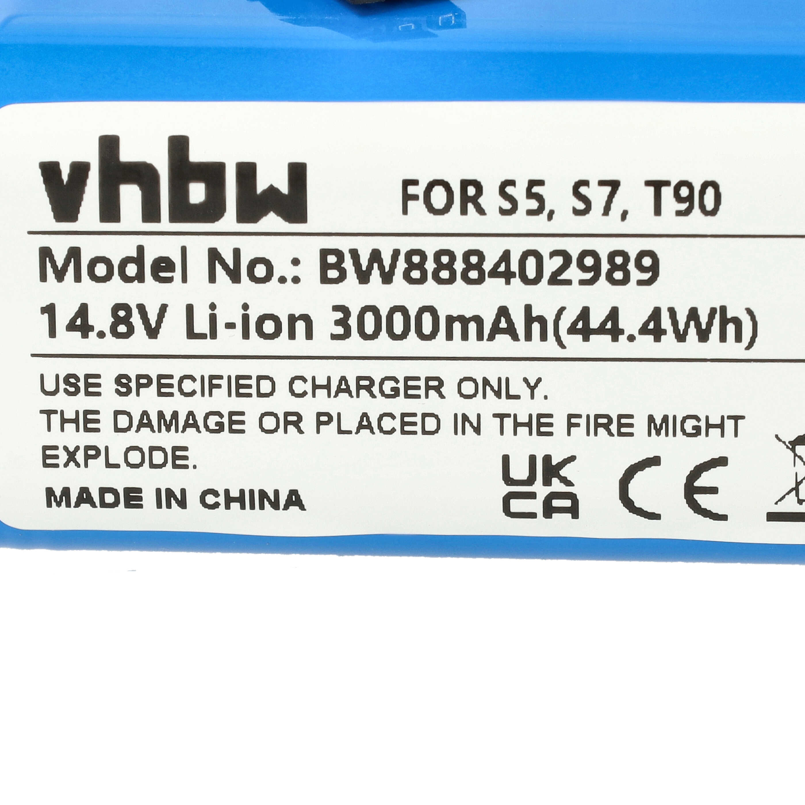 Battery replaces Qihoo M26-4S1P, INR18650 M264S1P, LR-PAS0638W-EU, 2ASP4-S5 for Qihoo 3000mAh, 14.8V, Li-Ion