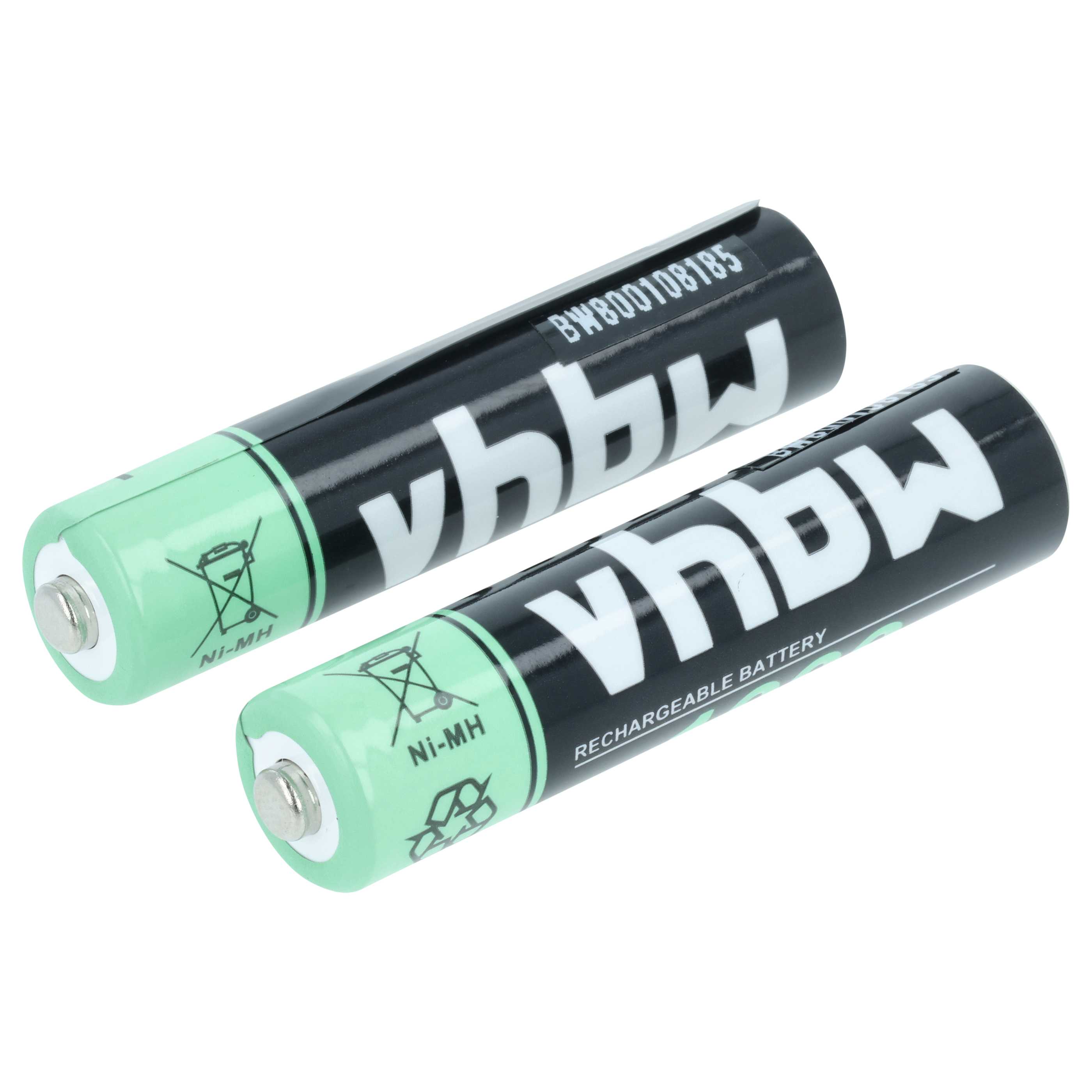 2x Batteria per diversi dispositivi Philips, Swisscom, Grundig, Sennheiser, Gigaset, NUK, Panasonic, Funkwerk,