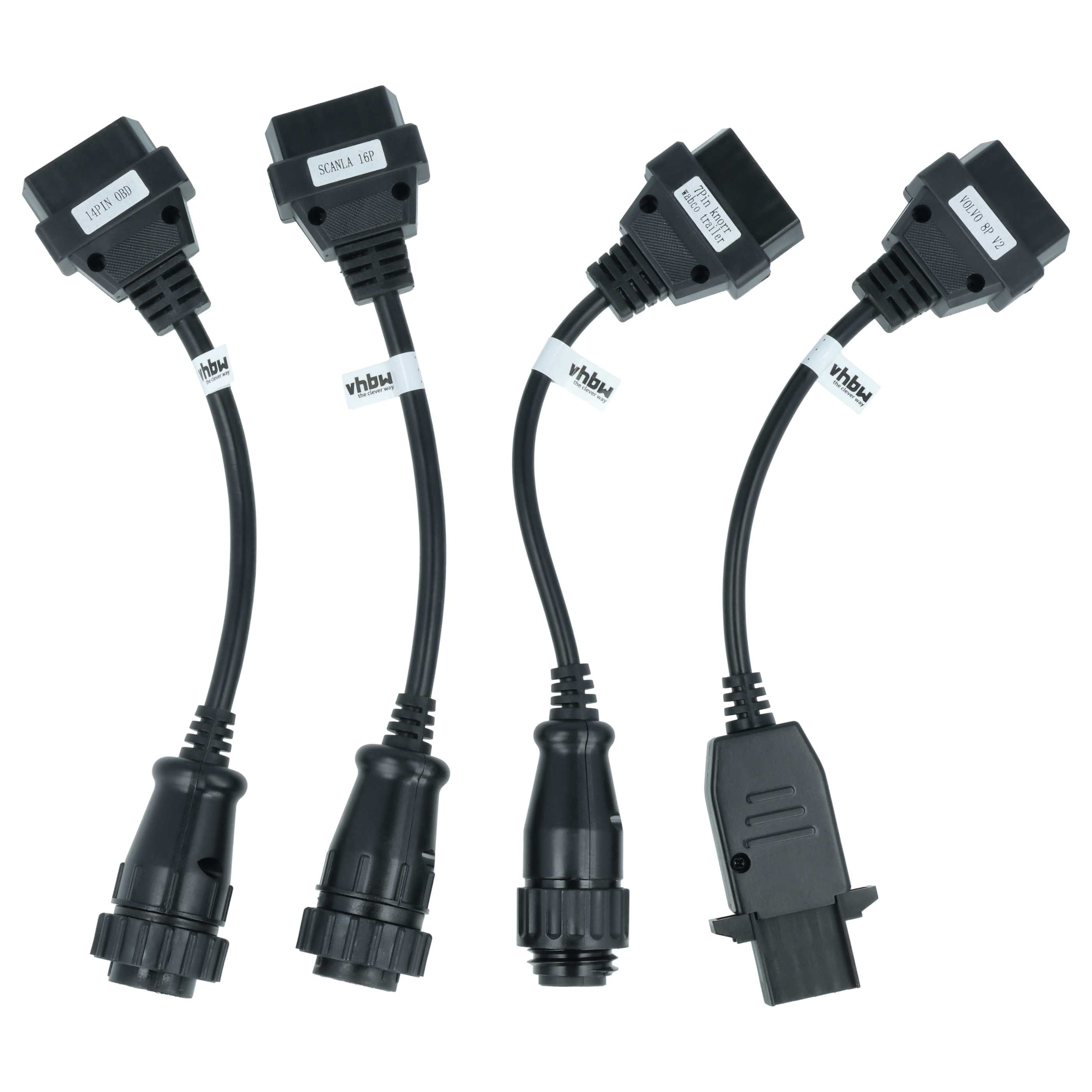 8x Lot d'adaptateurs (kit) OBD1 vers OBD2 pour camion Renault