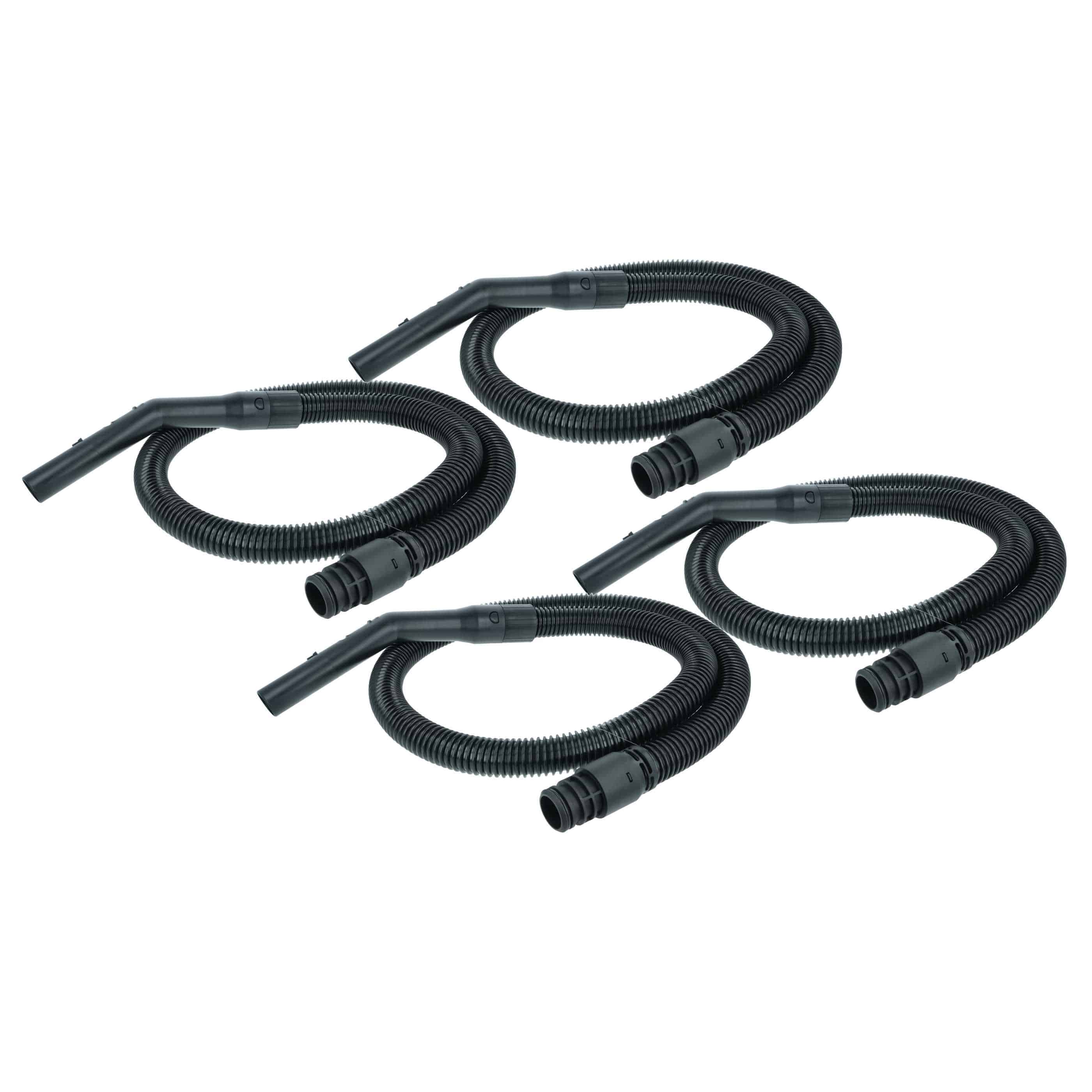 4x Hose replaces Kärcher 4054278026268, 2.889-100.0 for Kärcher vacuum cleaner, 2.1m