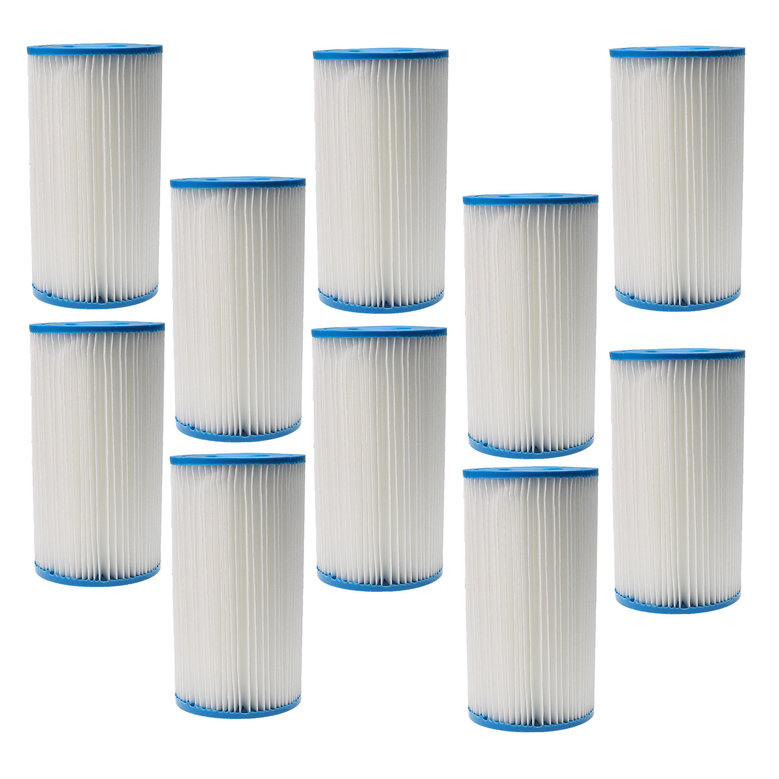 10x Filtres à eau remplace Intex filtre type A pour piscine, pompe de filtration Intex - Cartouche filtre