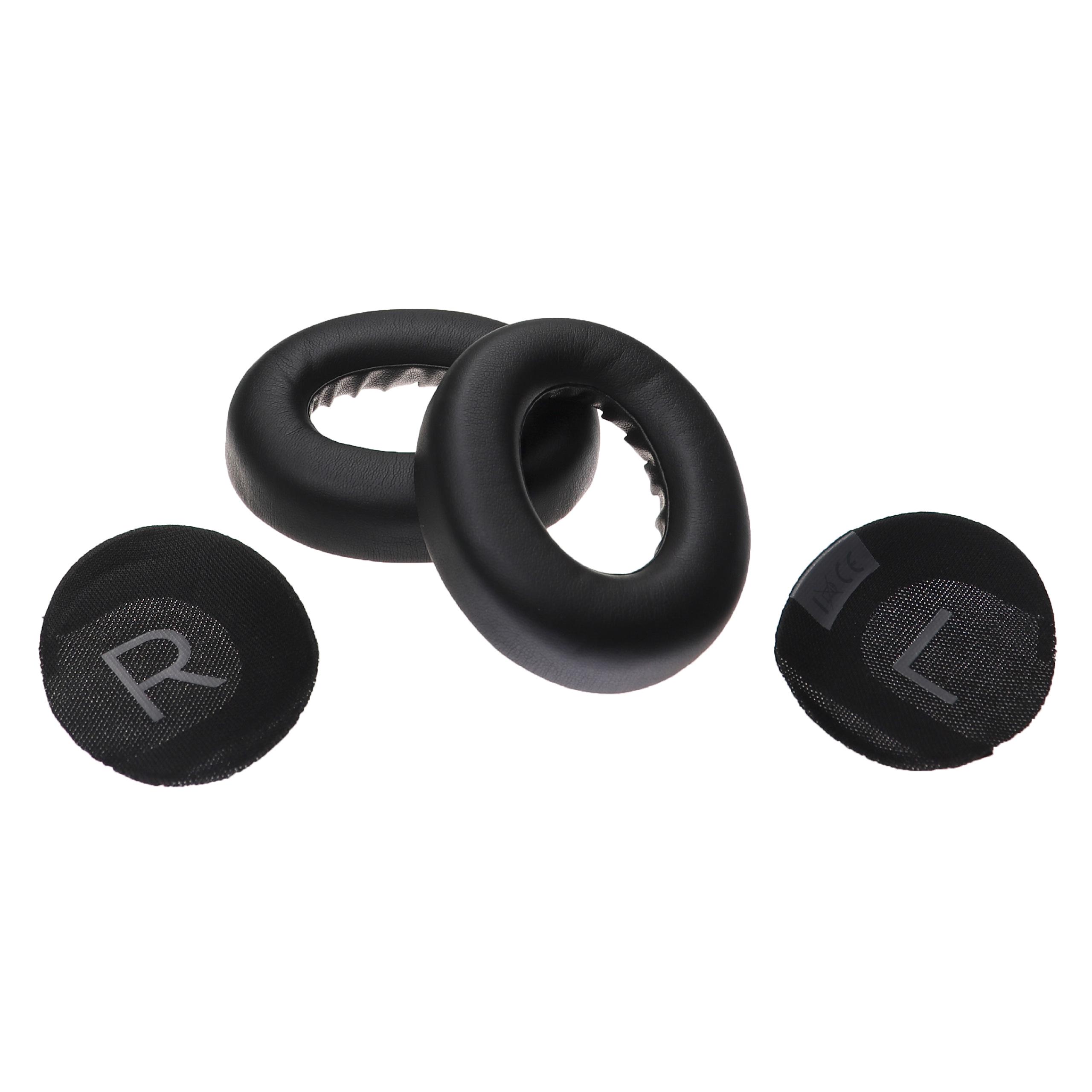 Ear Pads suitable for Bose NC 700 Headphones etc. - with Memory Foam, Soft Material, 23 mm thick