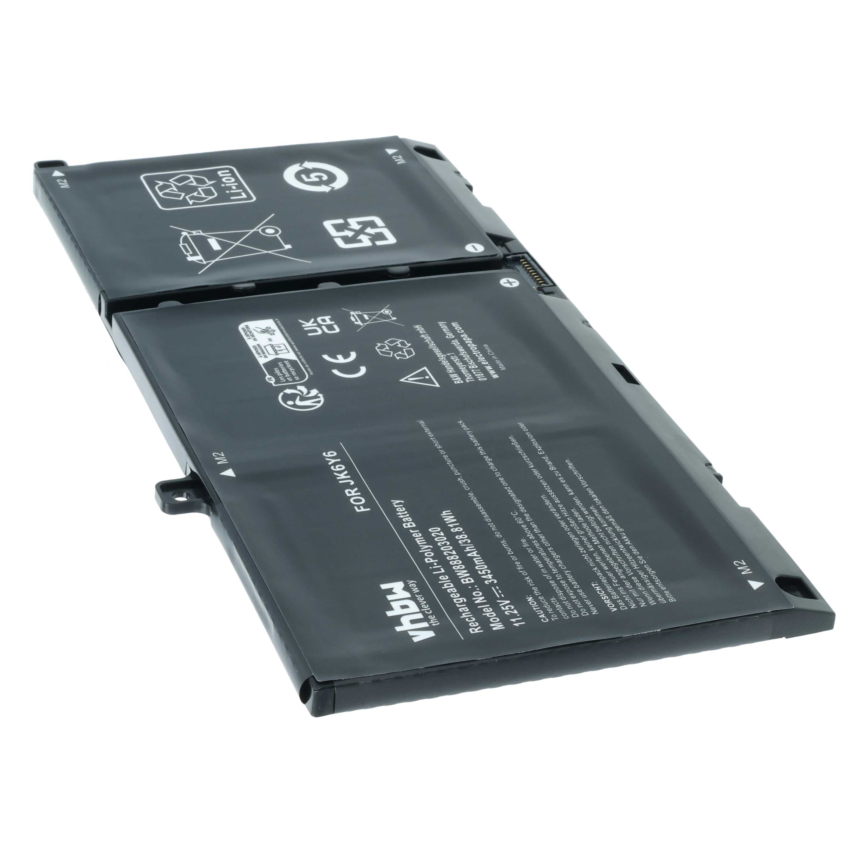 Akumulator do laptopa zamiennik Dell CF5RH, JK6Y6, C5KG6 - 3450 mAh 11,25 V LiPo