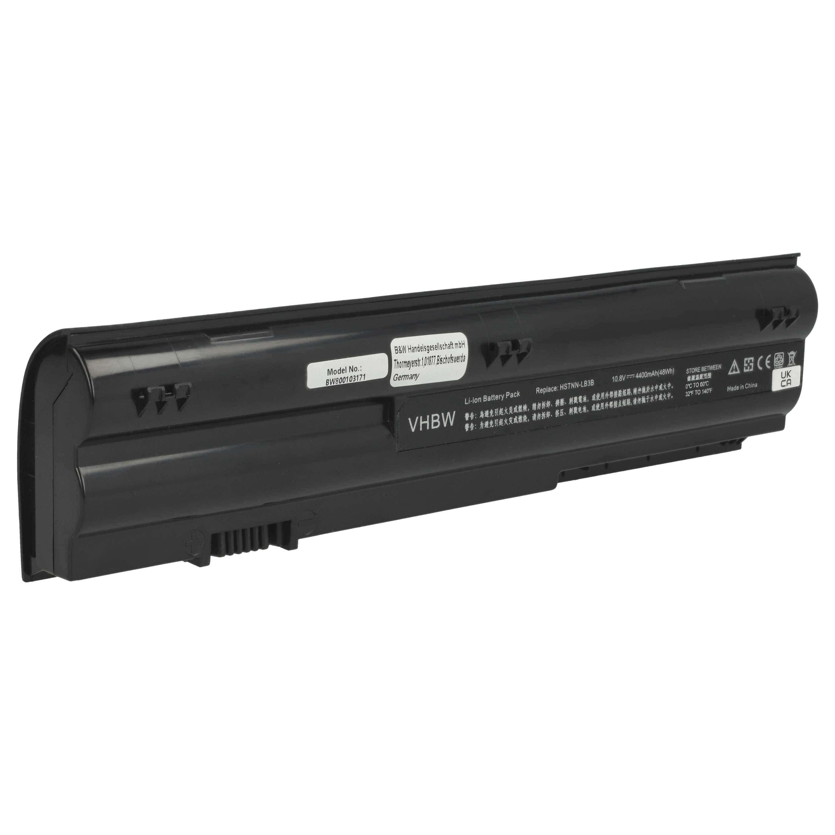 Akumulator do laptopa zamiennik HP 646755-001, 646657-251, 646657-241 - 4400 mAh 11,1 V Li-Ion, czarny