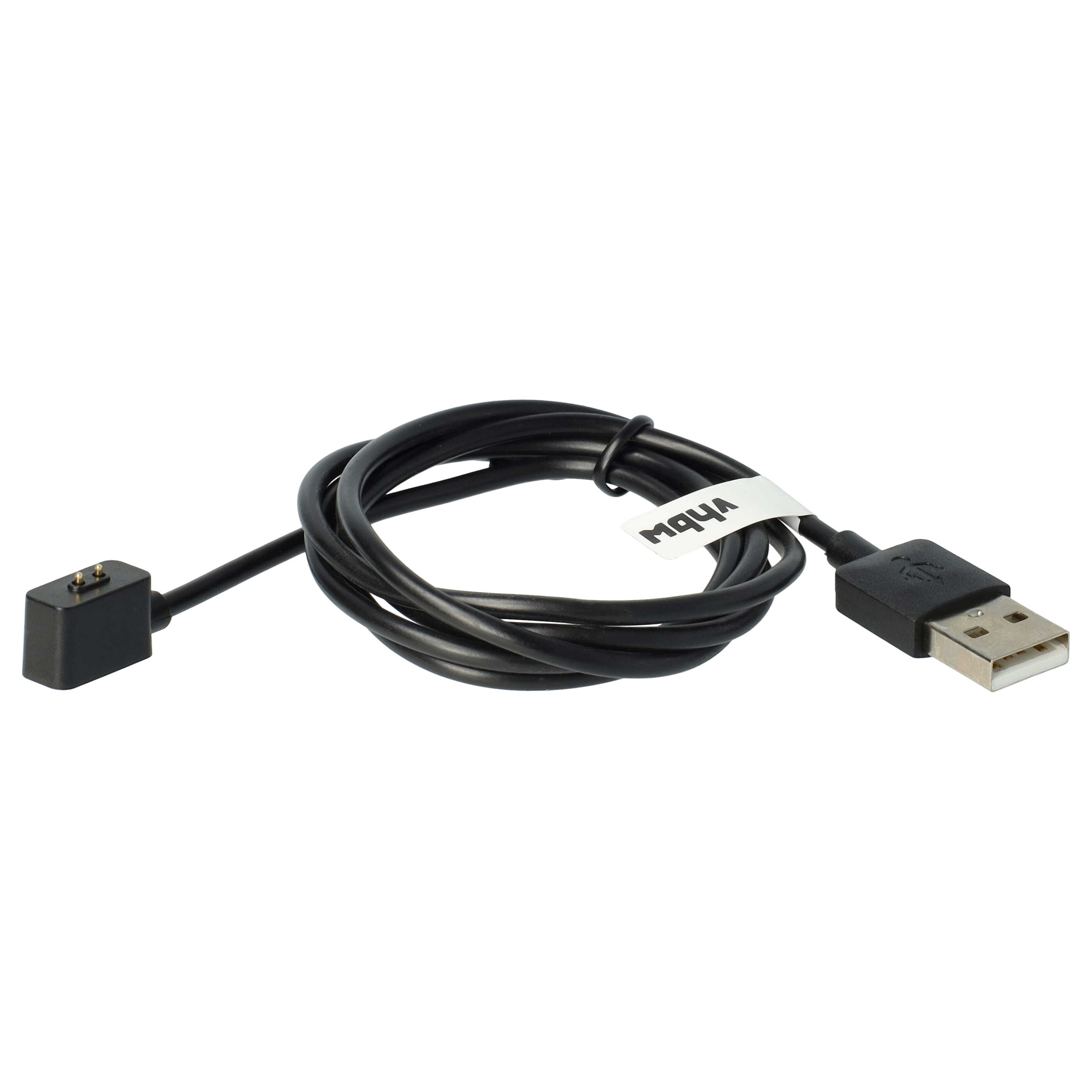 Cavo di ricarica USB per smartwatch Xiaomi Mi Band 8, Redmi Band 2 - nero magnetico 100 cm