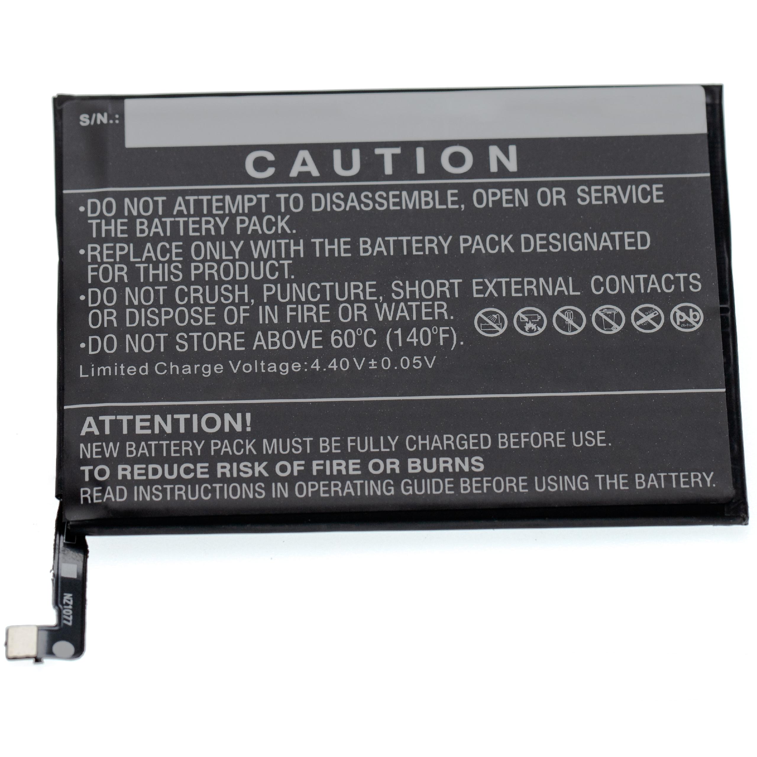 Batterie remplace Huawei HB396286ECW pour téléphone portable - 3300mAh, 3,85V, Li-polymère