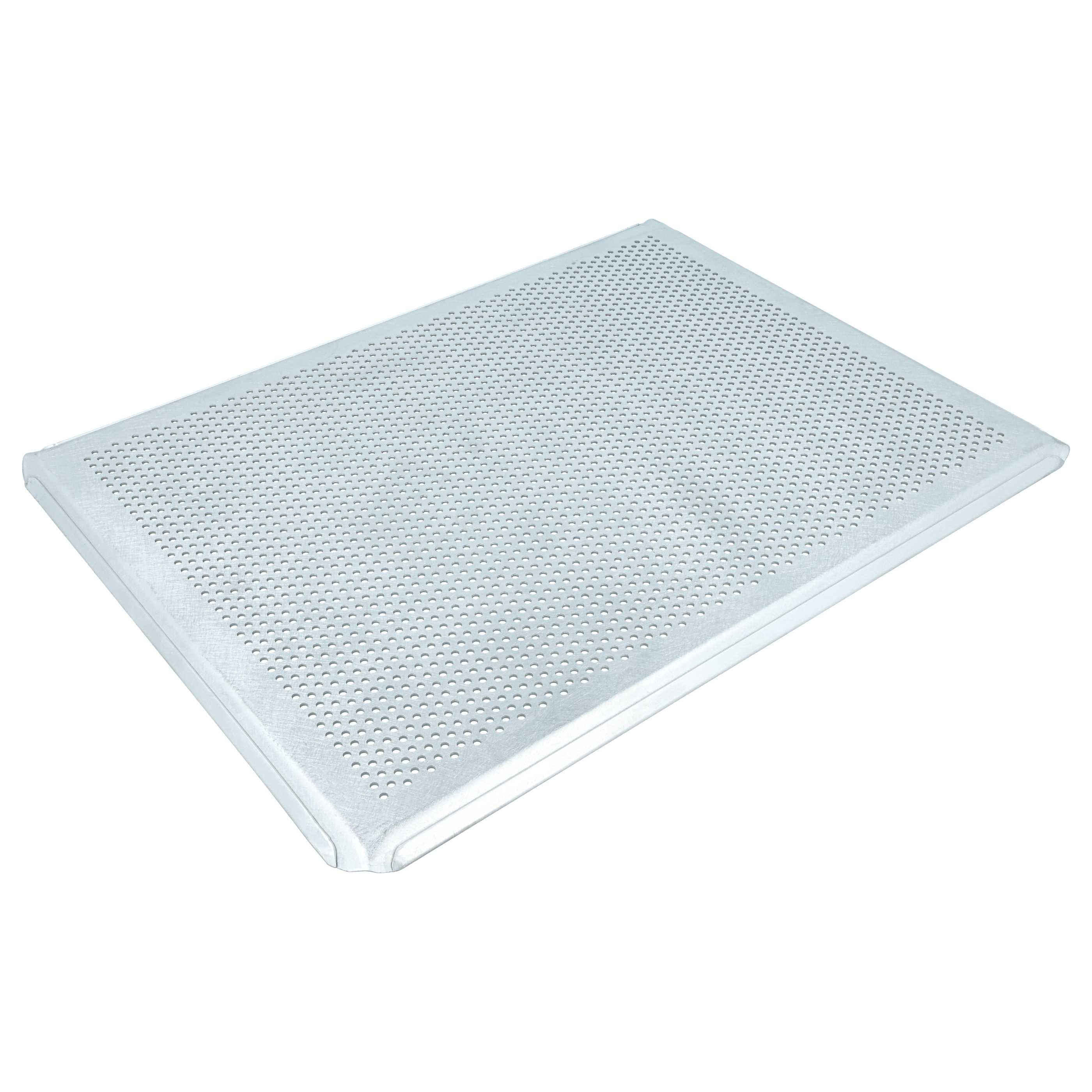 Bandeja de horno universal para hornos - 40 x 30 x 1 cm plata, perforado