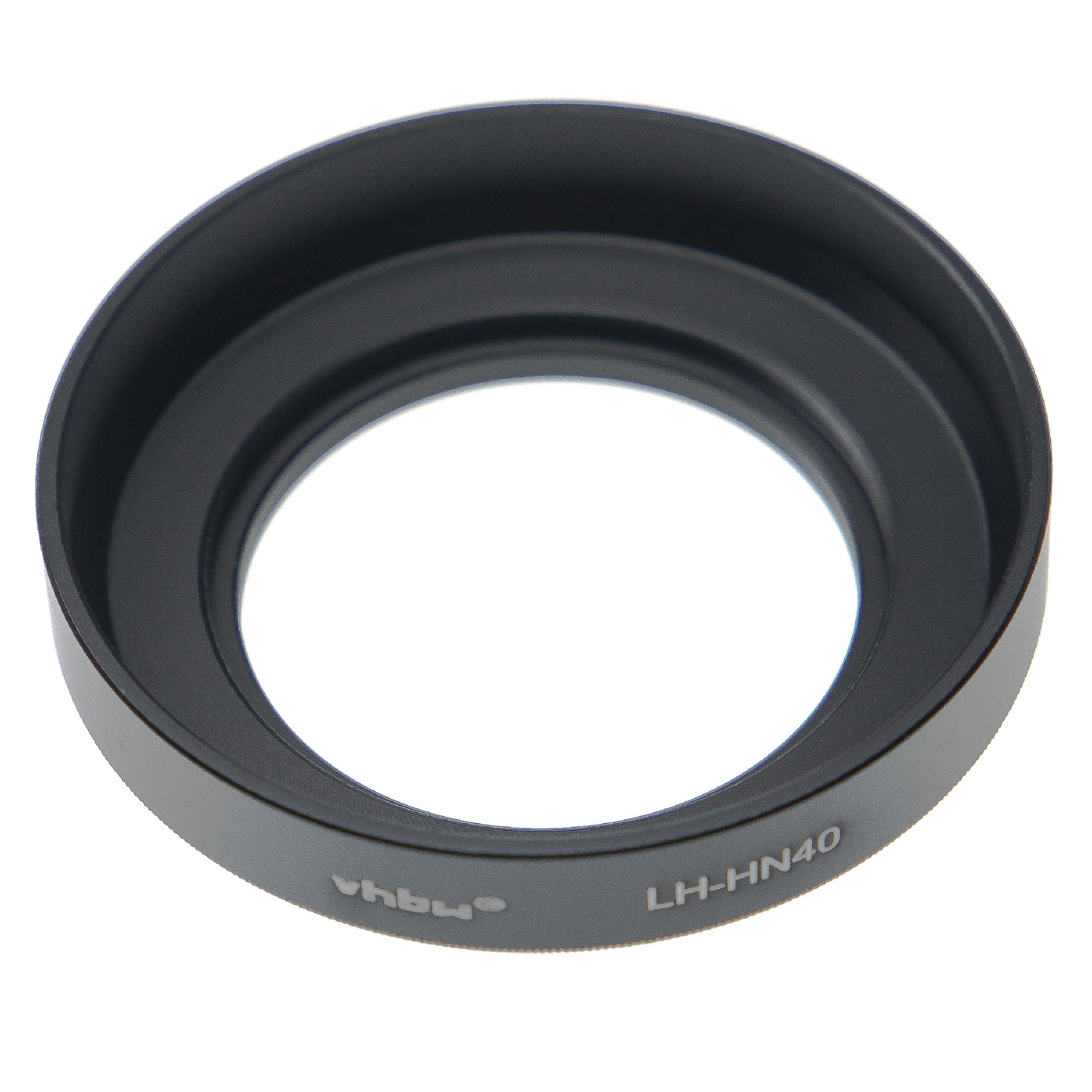 Lens Hood replaces Nikon HN-40 for Nikon Lens with 46 mm Diameter, aluminium, black