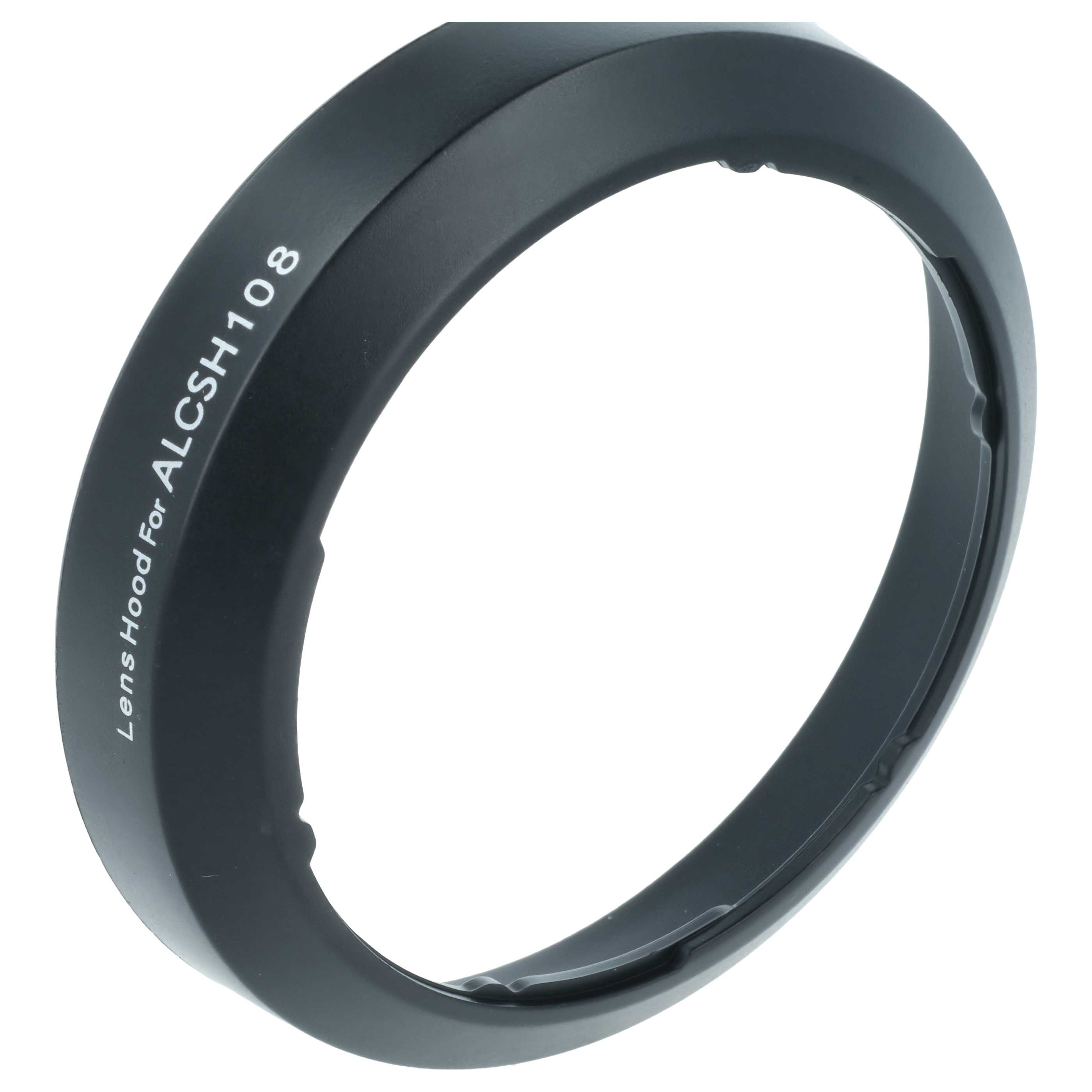 Lens Hood replaces Sony SH108, ALC-SH108 for Sony Lens with 55 mm Diameter, plastic, black