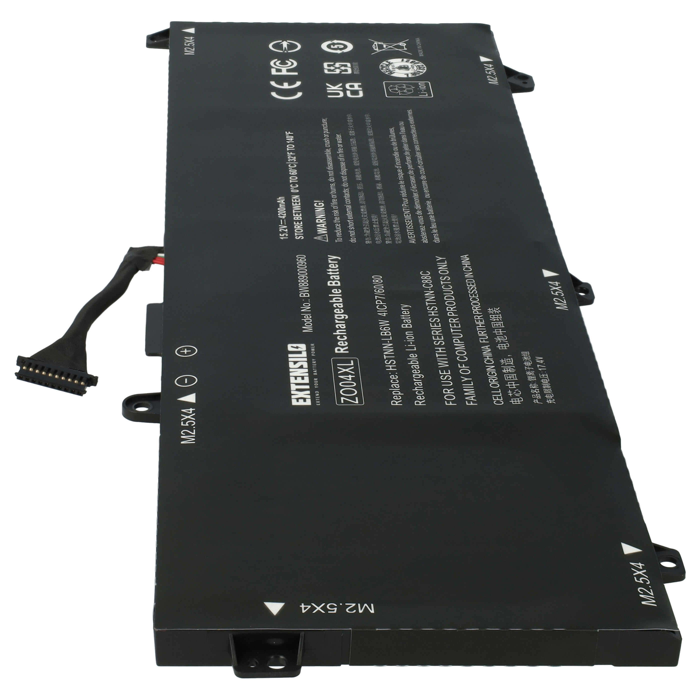 Akumulator do laptopa zamiennik HP HSTNN-LB6W, HSTNN-C88C, 808450-001, 808396-421 - 4200 mAh 15,2 V Li-Ion