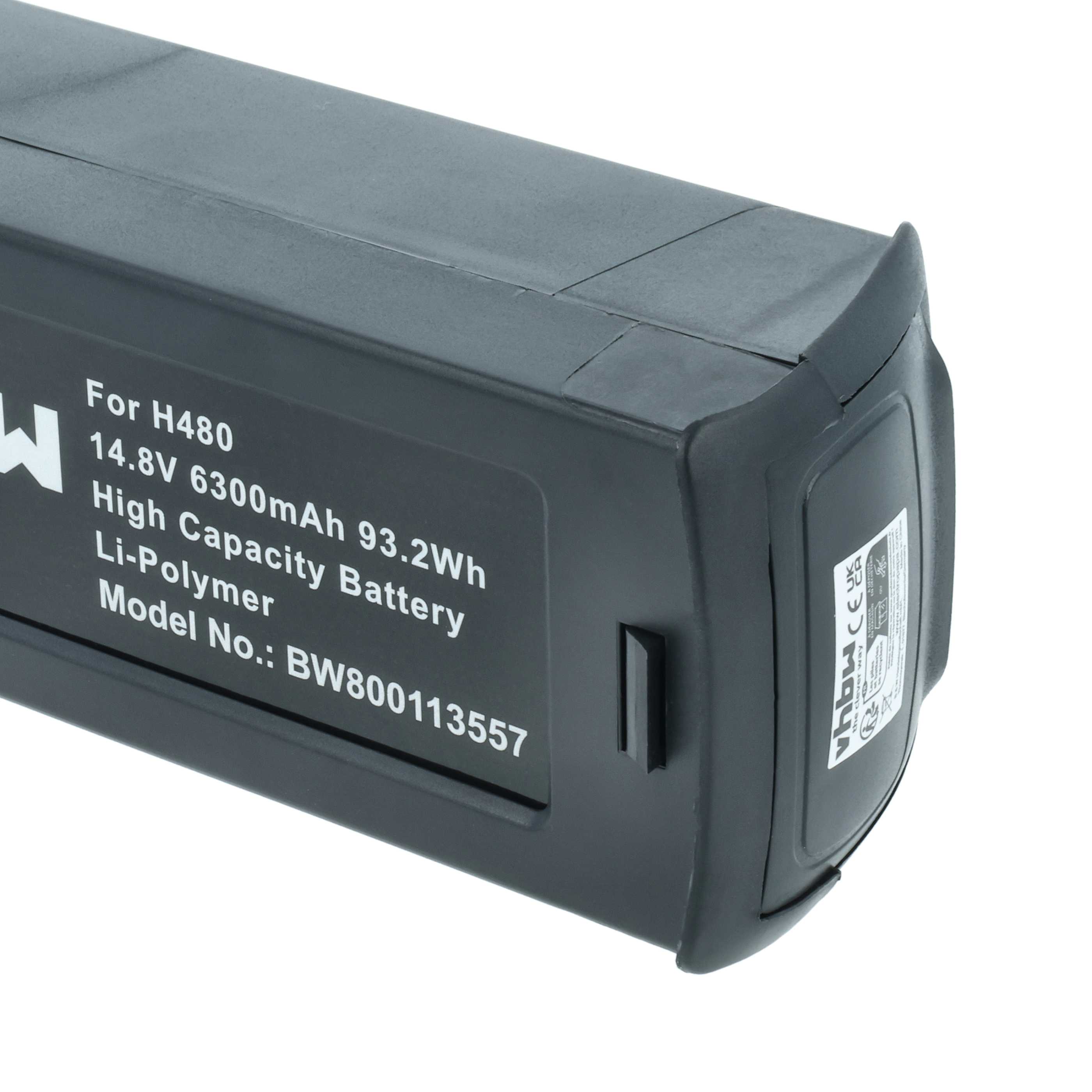 Batteria per drone quadri e multicottero sostituisce Yuneec YUNH105, YUNTYH105 - 6300mAh 14,8V Li-Poly