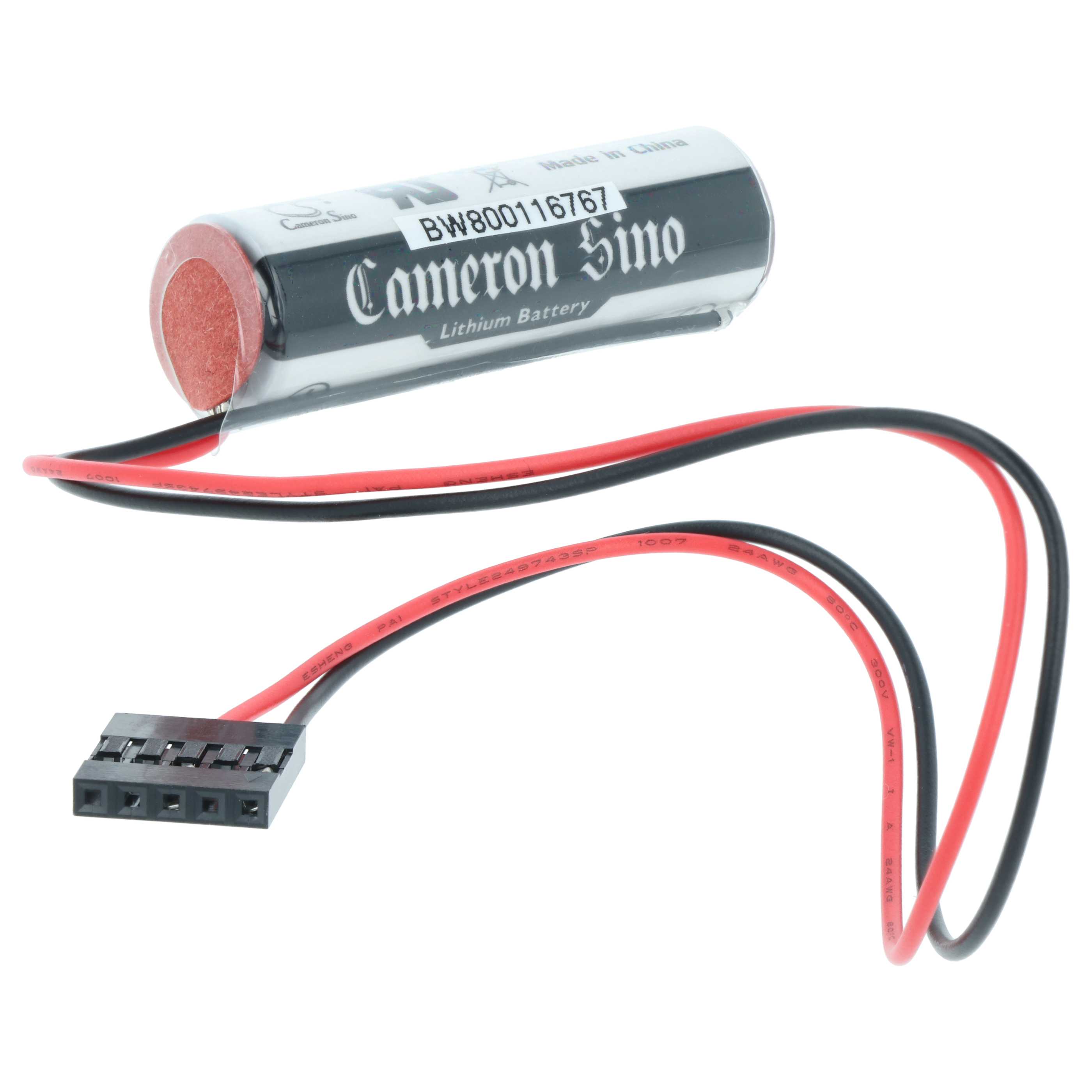 Industrial Controller Battery replaces Toshiba ER6V, 479348-1 - 2000mAh 3.6V Li-MnO2