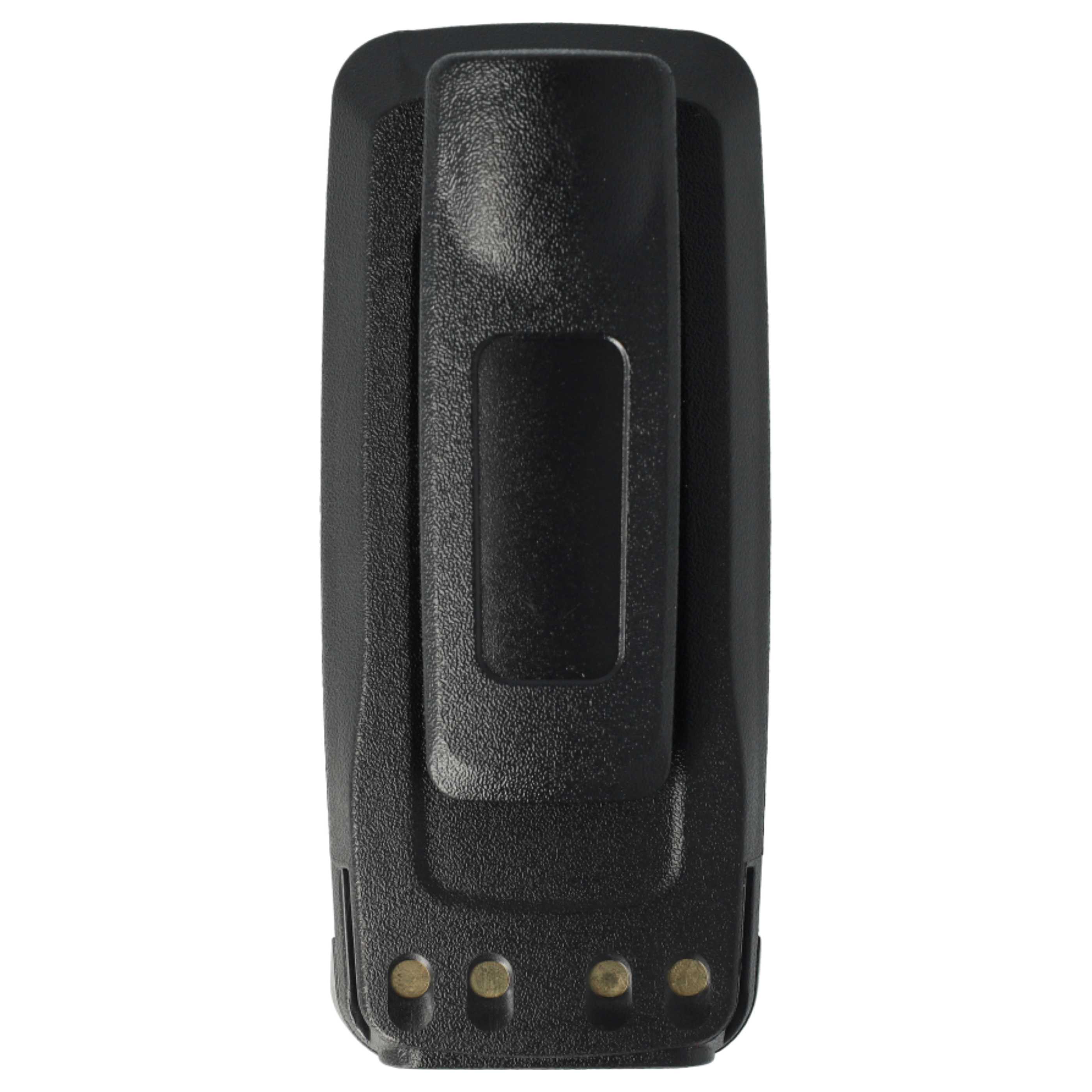 Radio 2x Battery replaces Motorola NNTN4066, PMNN4065, NNTN4077, NNTN4103 - 1800 mAh 7.4 V Li-Ion + Belt Clip