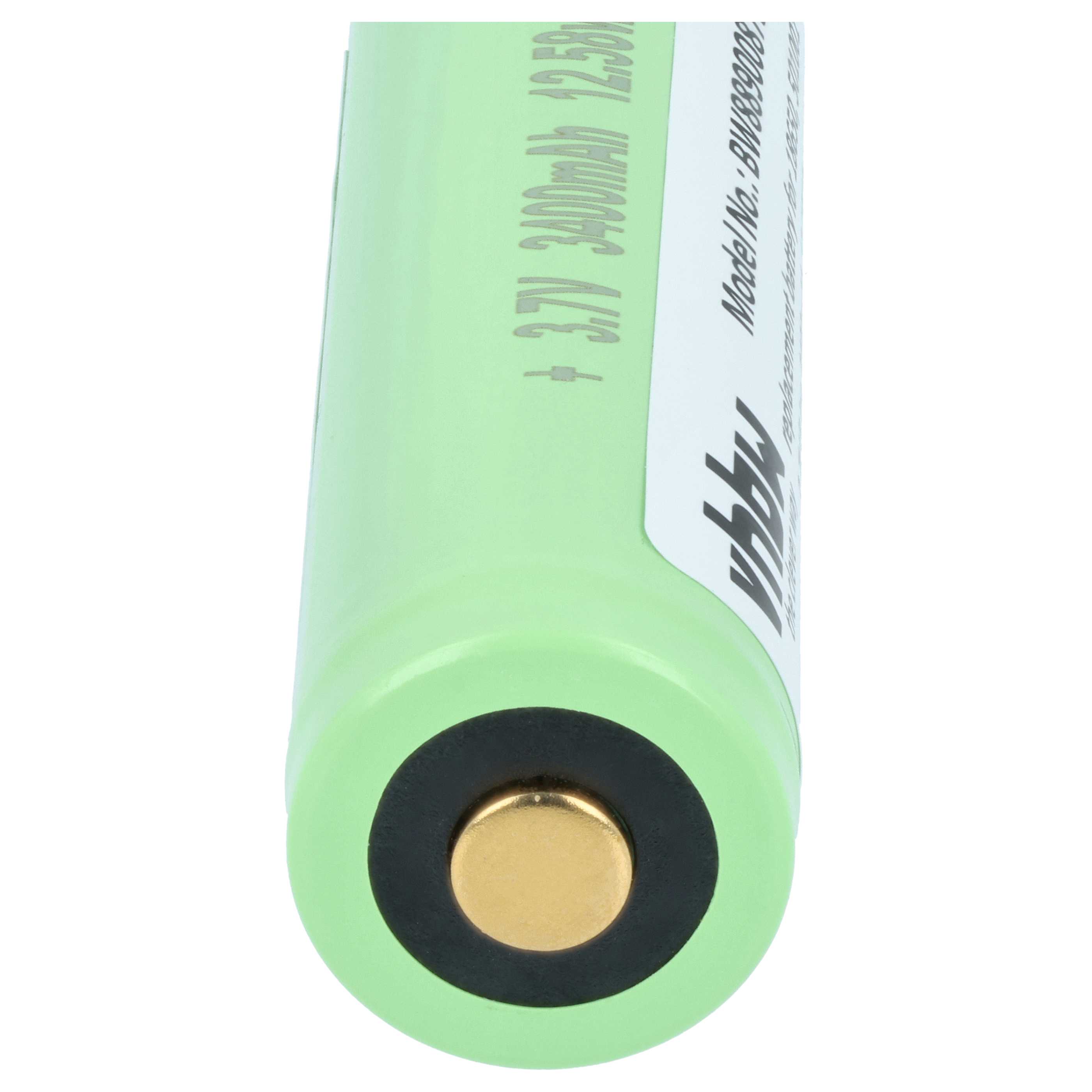 Taschenlampe-Akku als Ersatz für Ledlenser 18650, 501001 für Fenix - 3400mAh 3,7V Li-Ion