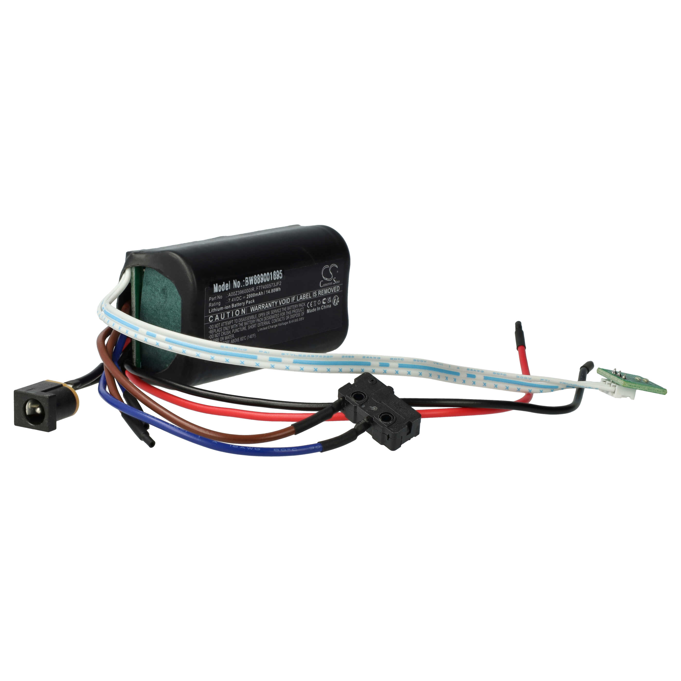 Battery replaces AL-KO A00Z396000IR - 2000 mAh 7.4 V Li-Ion