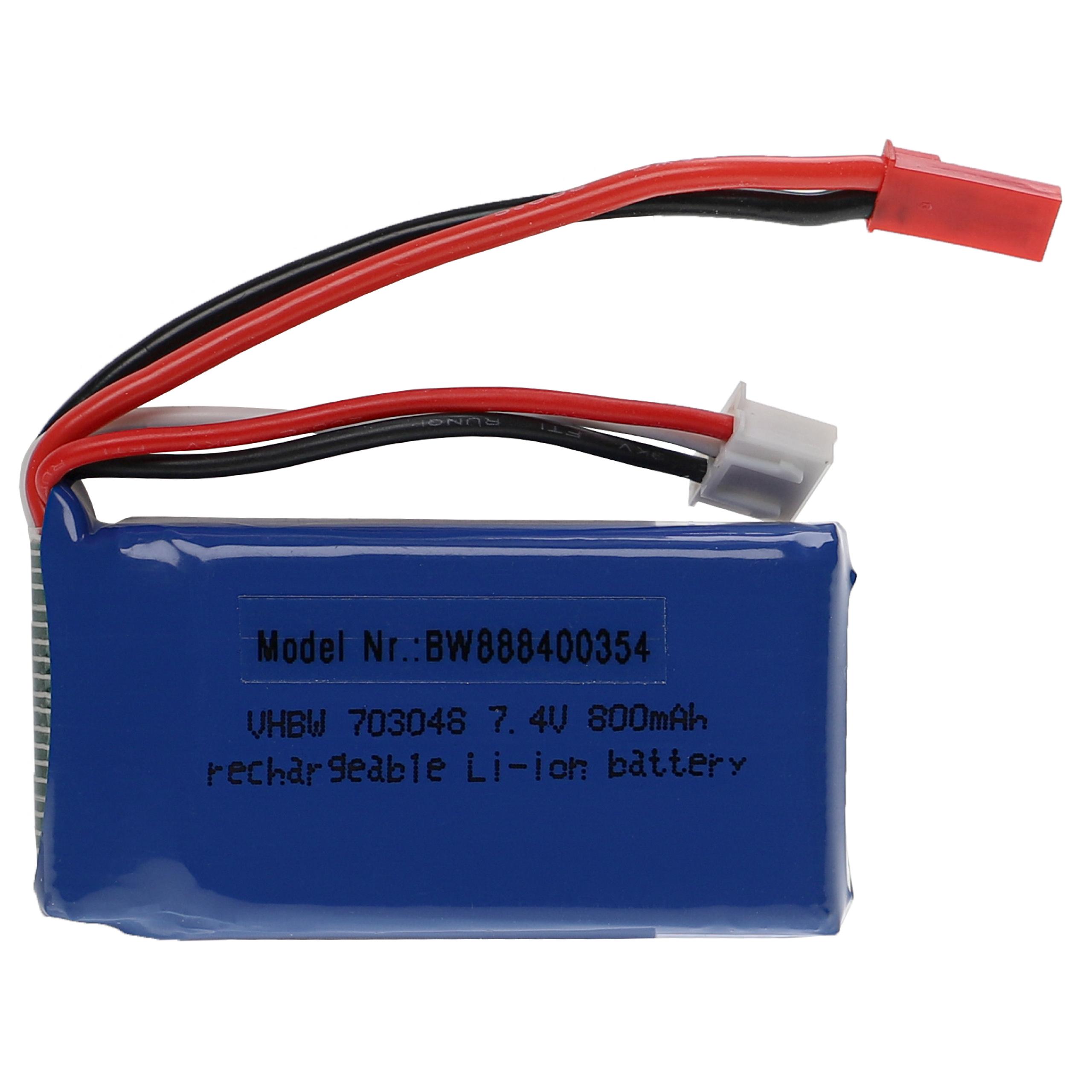 Batería para dispositivos modelismo - 800 mAh 7,4 V Li-poli, BEC