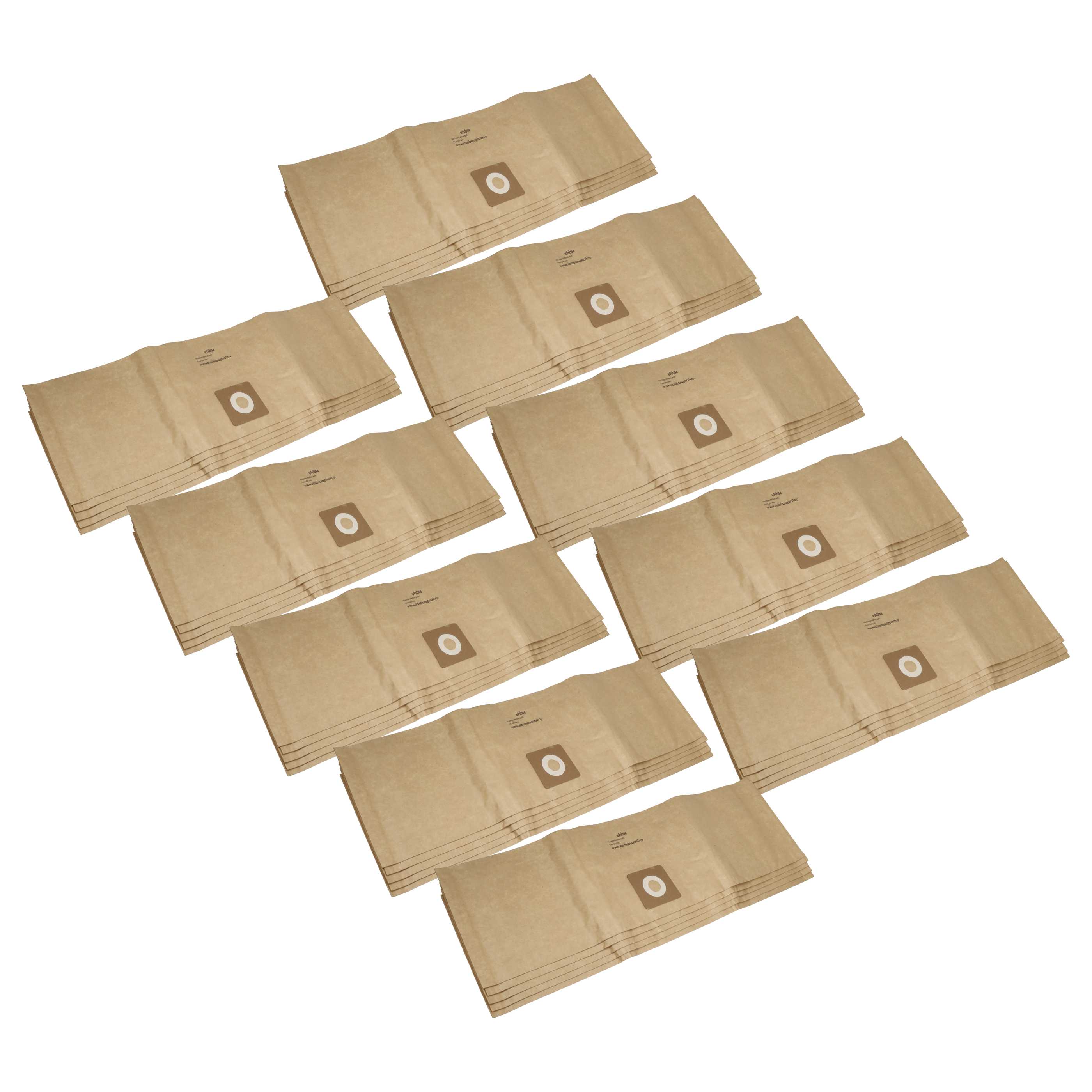50x bolsa aspiradora reemplaza Bosch 2609256F33 para Bosch - papel