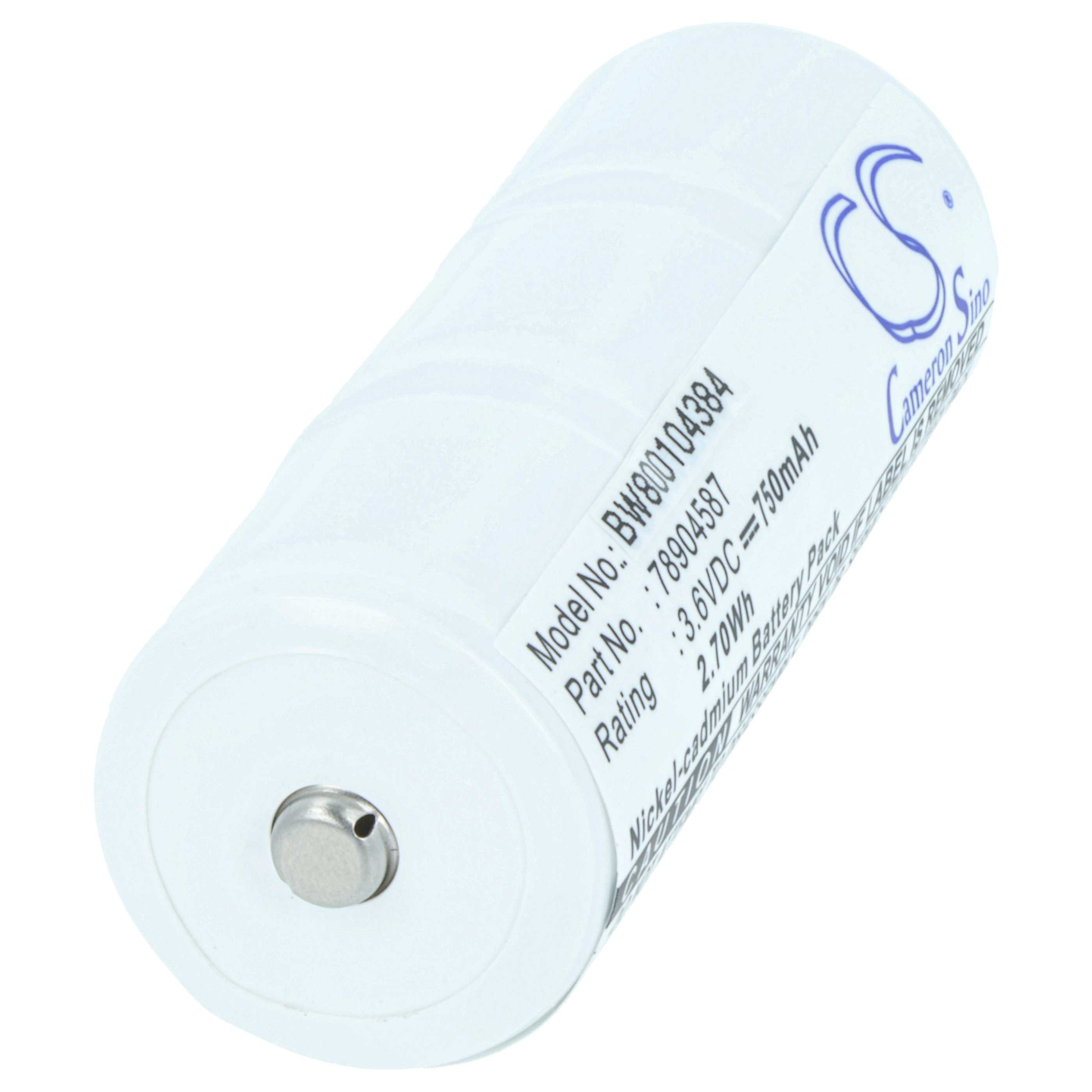 Akku als Ersatz für Welch Allyn 78904587 für Cardinal Medical - 750mAh 3,6V NiCd
