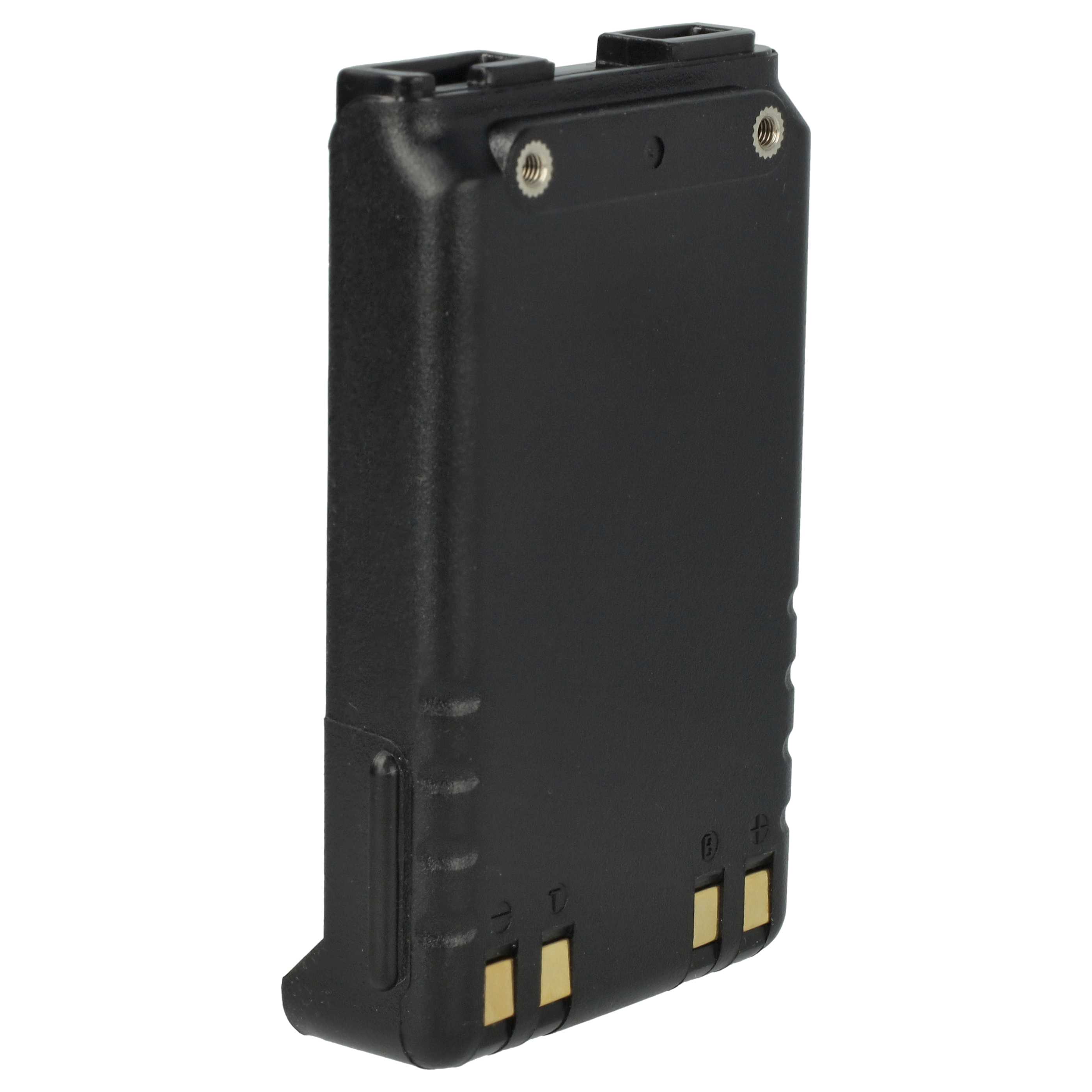 Radio 2x Battery replaces Icom BP-227, BP227, BJ-193, BJ-265, BP-220 - 1800 mAh 7.4 V Li-Ion + Belt Clip