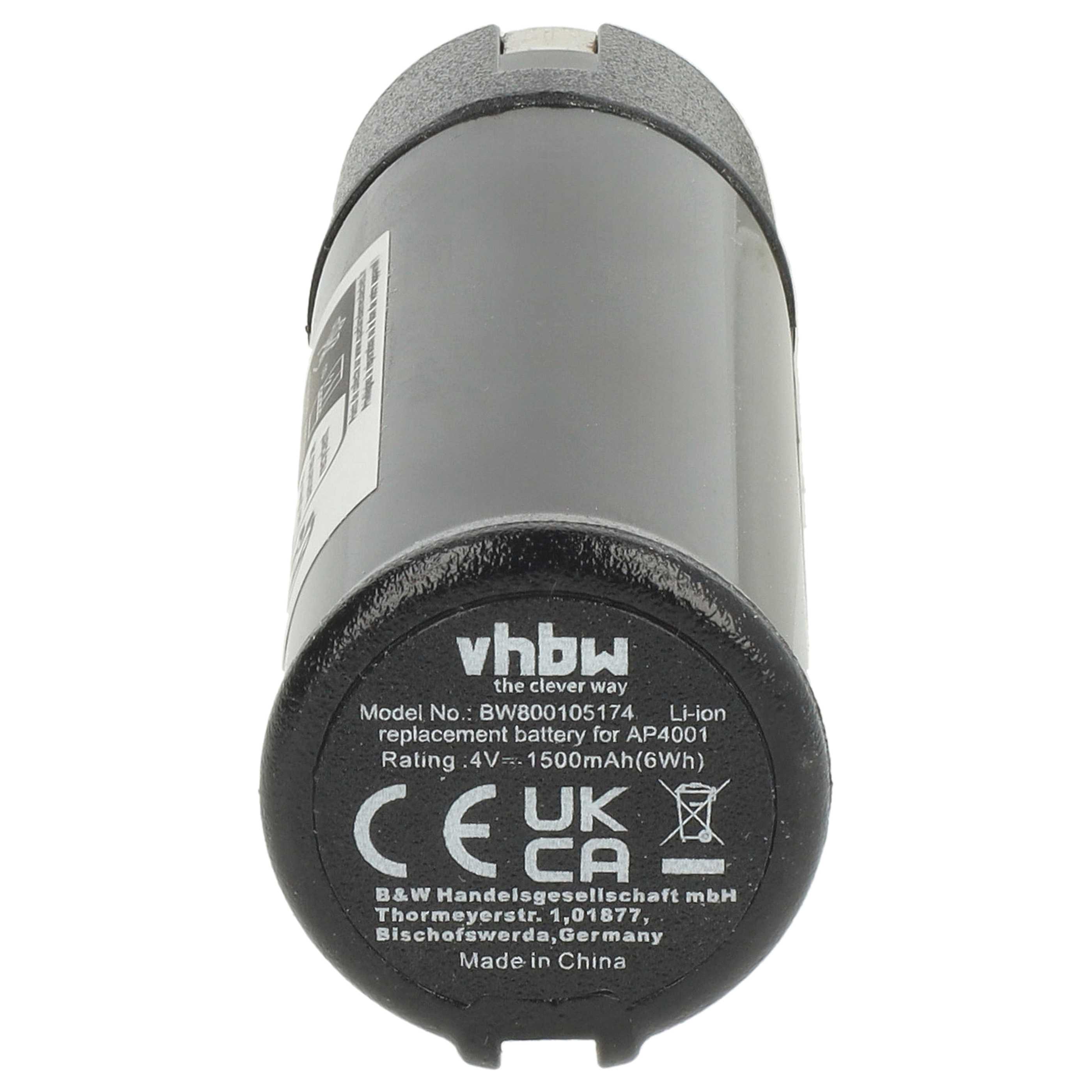 Batteria sostituisce Ryobi AP4001 per attrezzo - 1,5Ah 4V Li-Ion