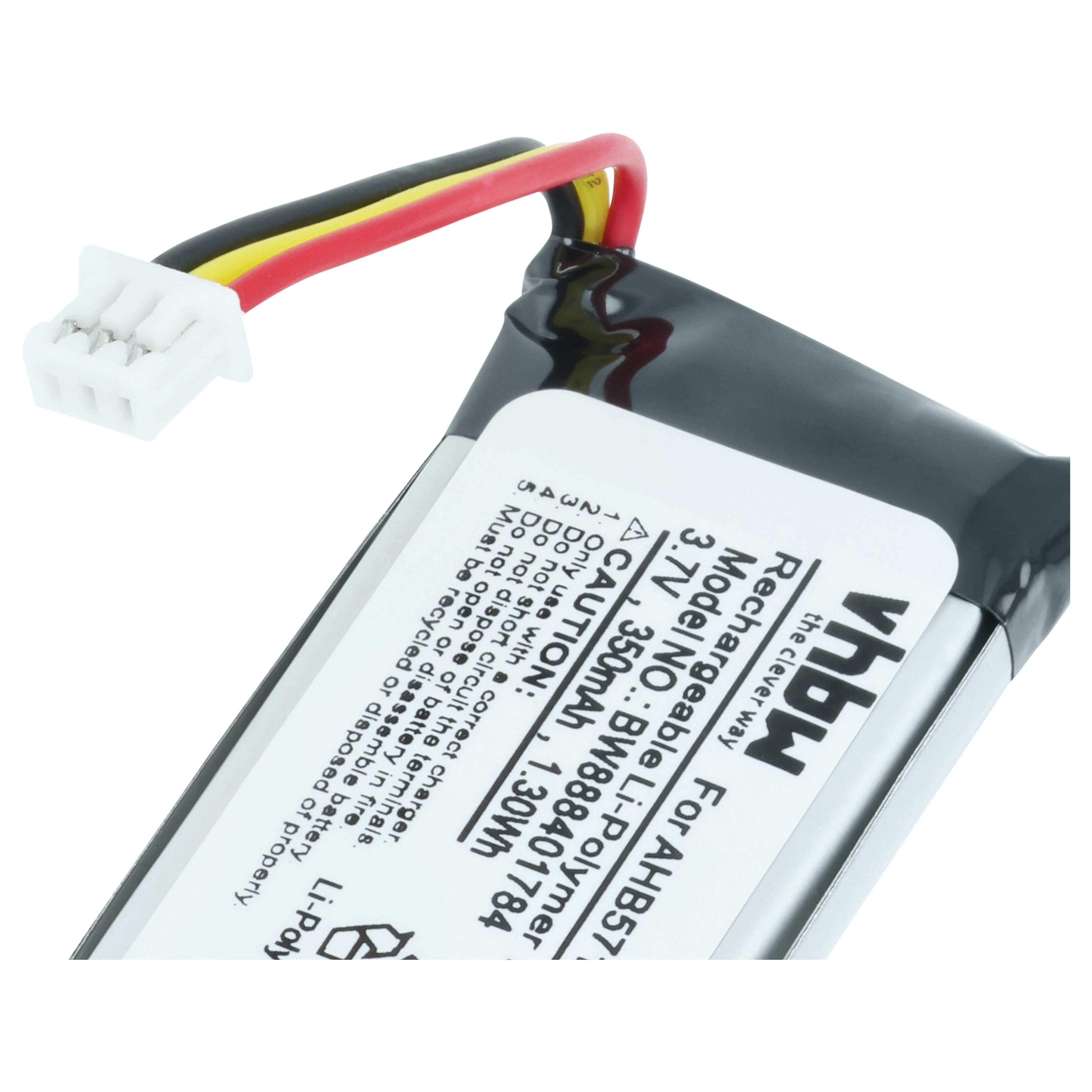 Stereo Amp Battery replaces Sennheiser AHB571935PCT-03, BAP 800, 586477, 573695 - 280 mAh 3.7 V Li-polymer