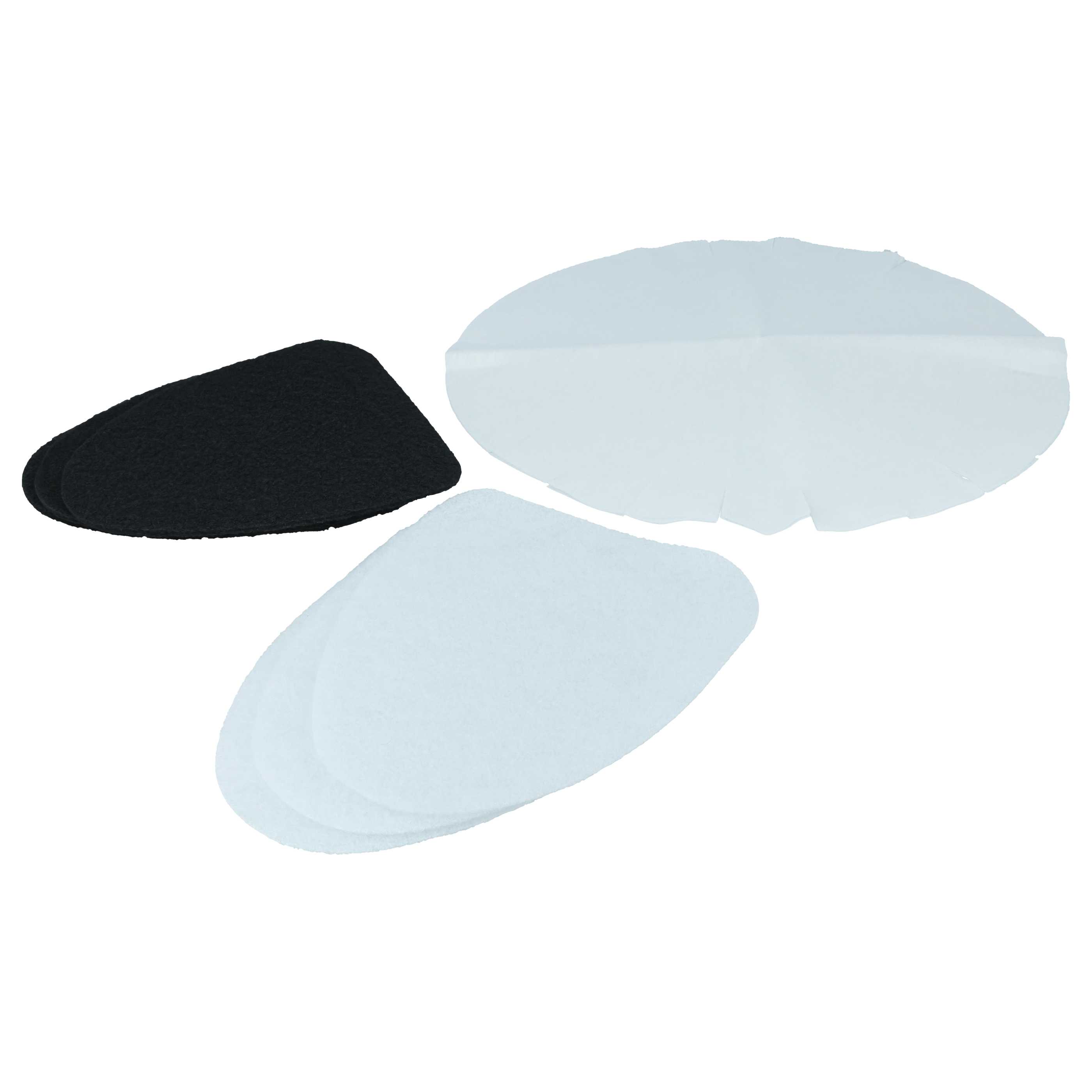 6x filtro papel, 6x filtro carbón activo, 6x filtro antigrasa reemplaza DeLonghi 5525112800
