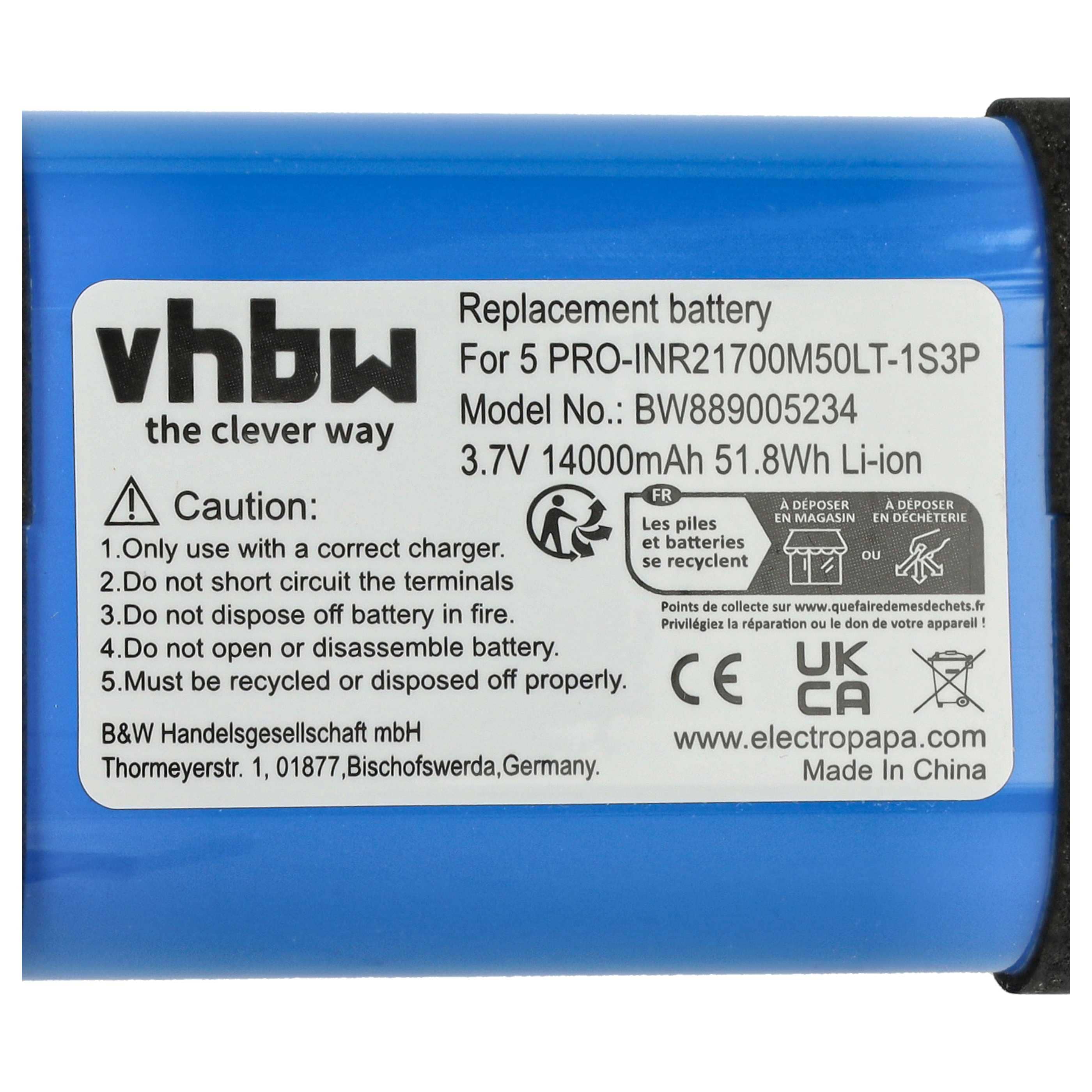 Akumulator do głośnika zamiennik JBL GSP-1S3P-CH4A, 1AA011NA - Li-Ion 14000mAh