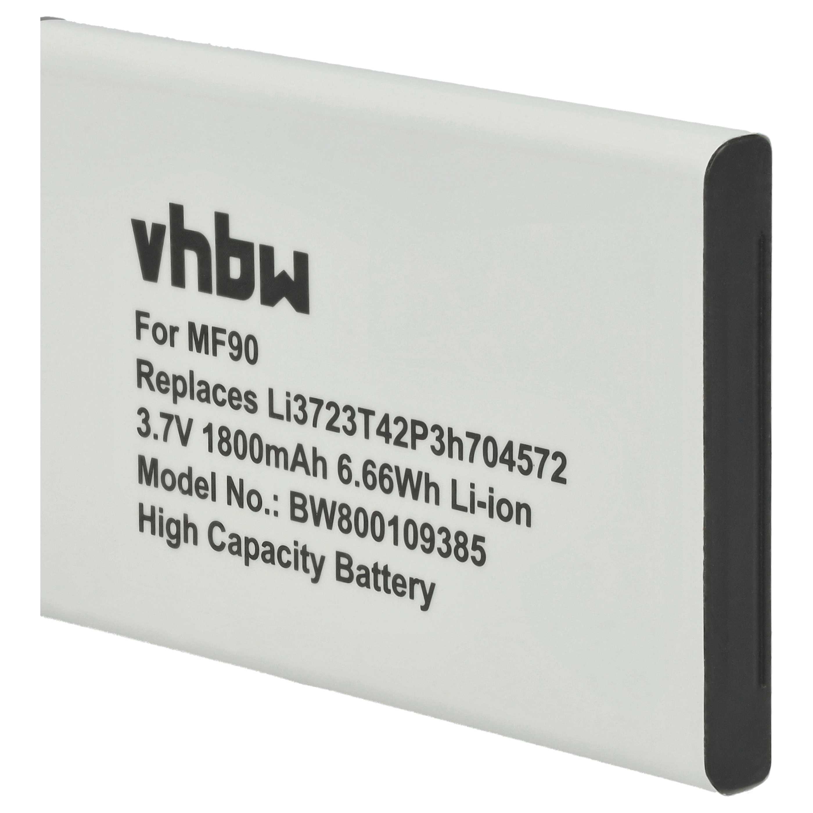 Batería reemplaza LI3720T42P3H704572, Li3723T42P3h704572 para router (1800 mAh, 3,7 V, Li-Ion)