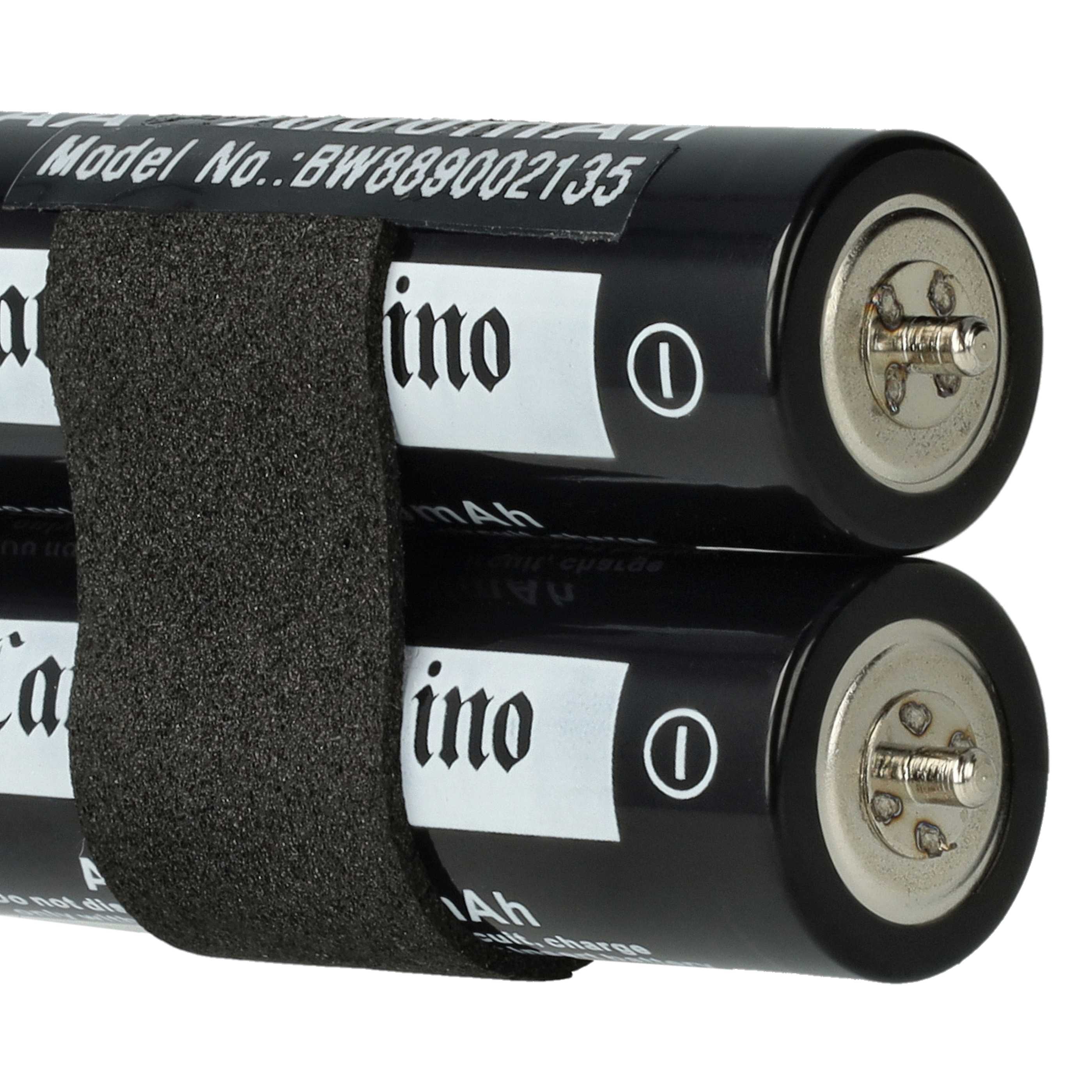 Electric Razor Battery Replacement for Panasonic WER154L2504, WER160L2504, WER1511L2508 - 2000 mAh 1.2 V NiMH