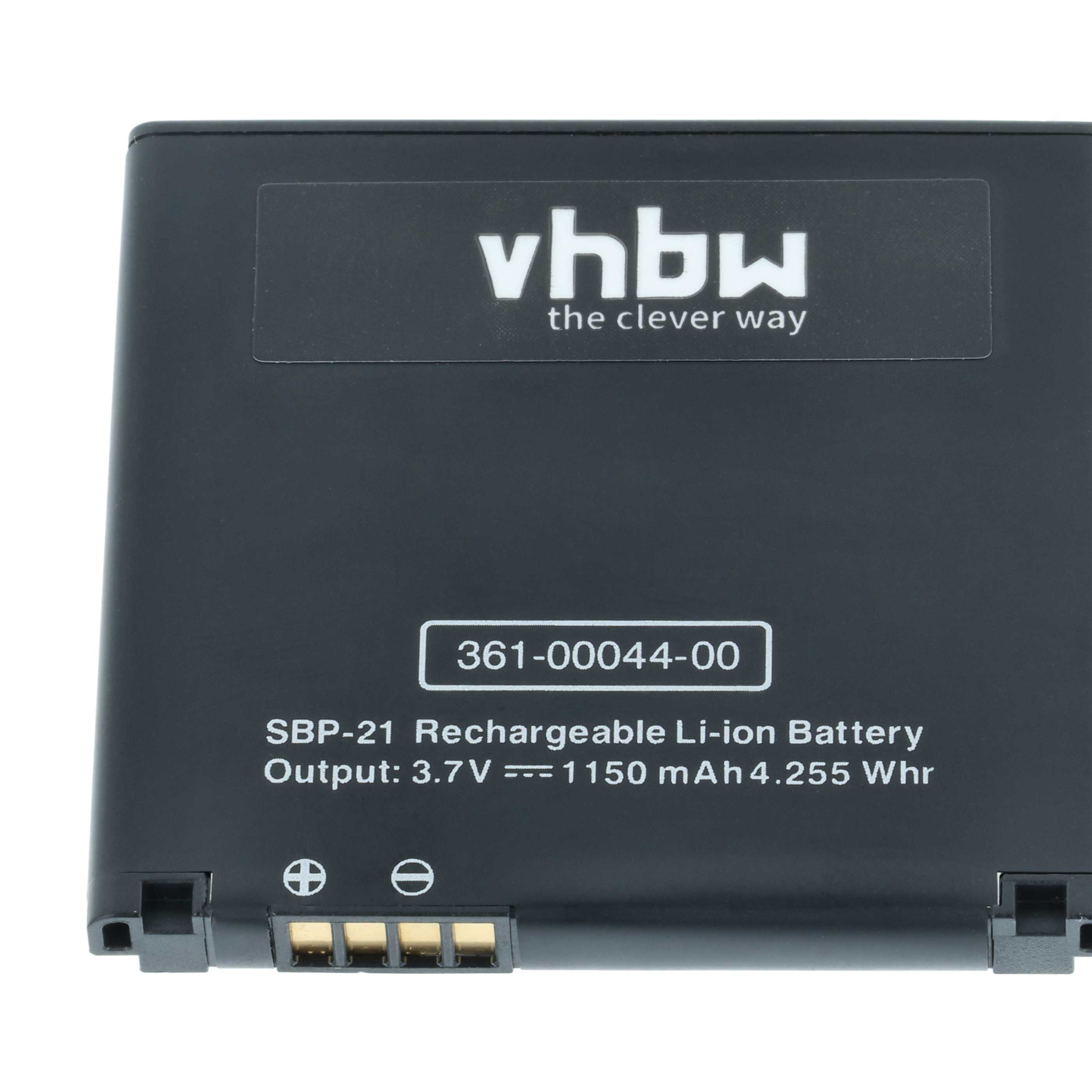 Akumulator do telefonu smartfona zamiennik Garmin SBP-21, 361-00044-00 - 1050 mAh 3,7 V Li-Ion