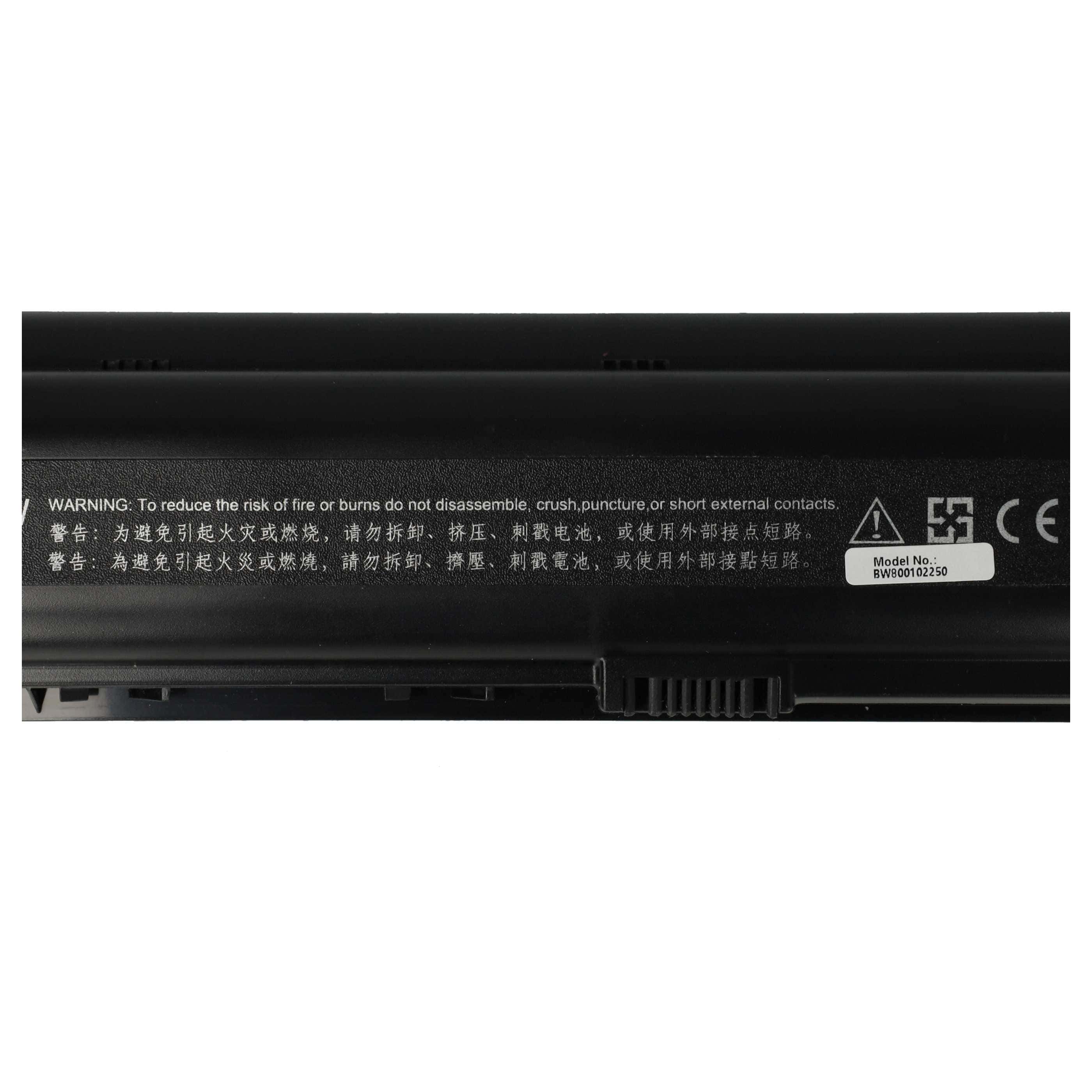Akumulator do laptopa zamiennik HP 411462-261, 411462-421, 411462-141 - 6600 mAh 10,8 V Li-Ion, czarny