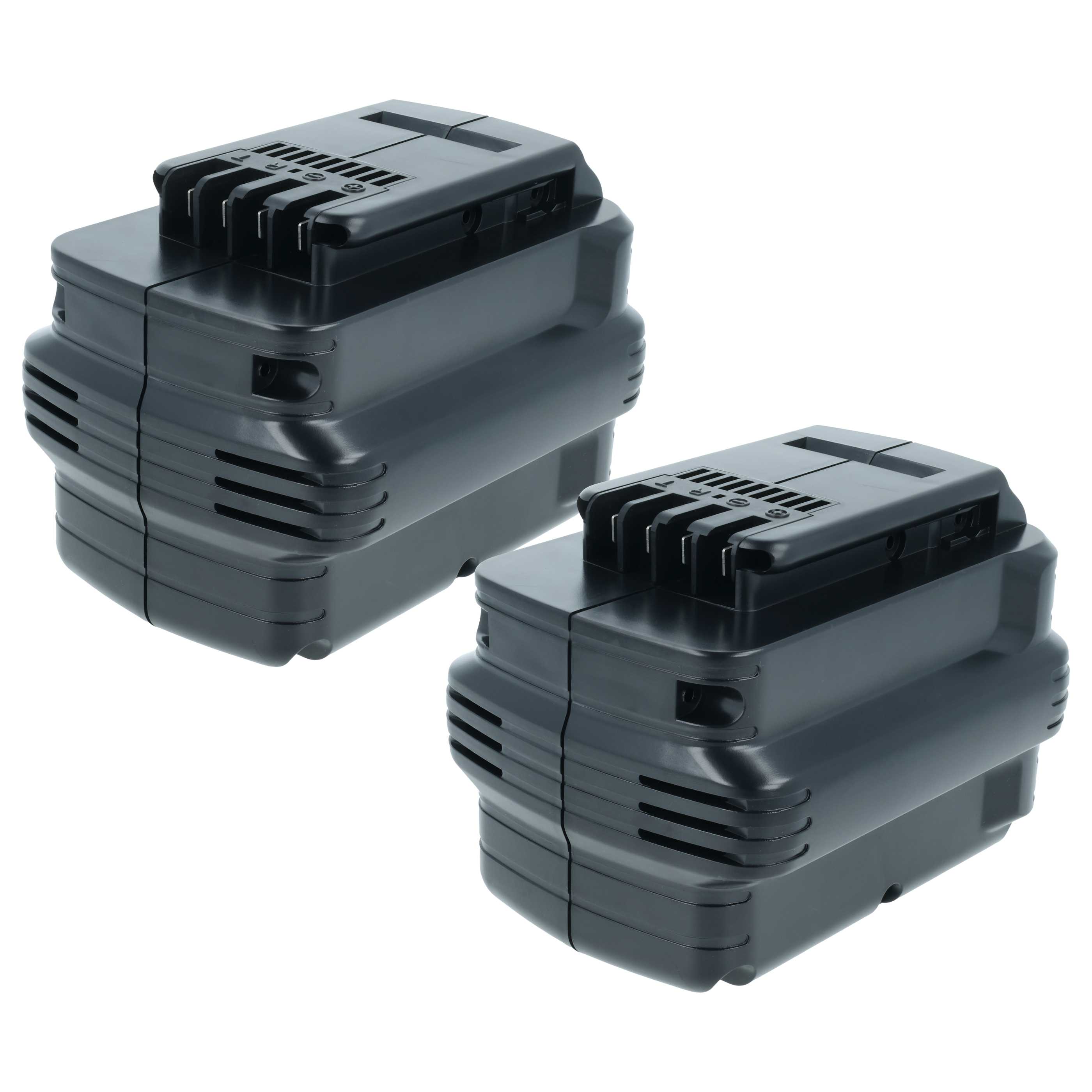 Akku (2x Stück) 24V als Ersatz für Dewalt DE0240-XJ, DE0242, BHA24, DE0240, DE0243, DE0241 - 3,3Ah, NiMH