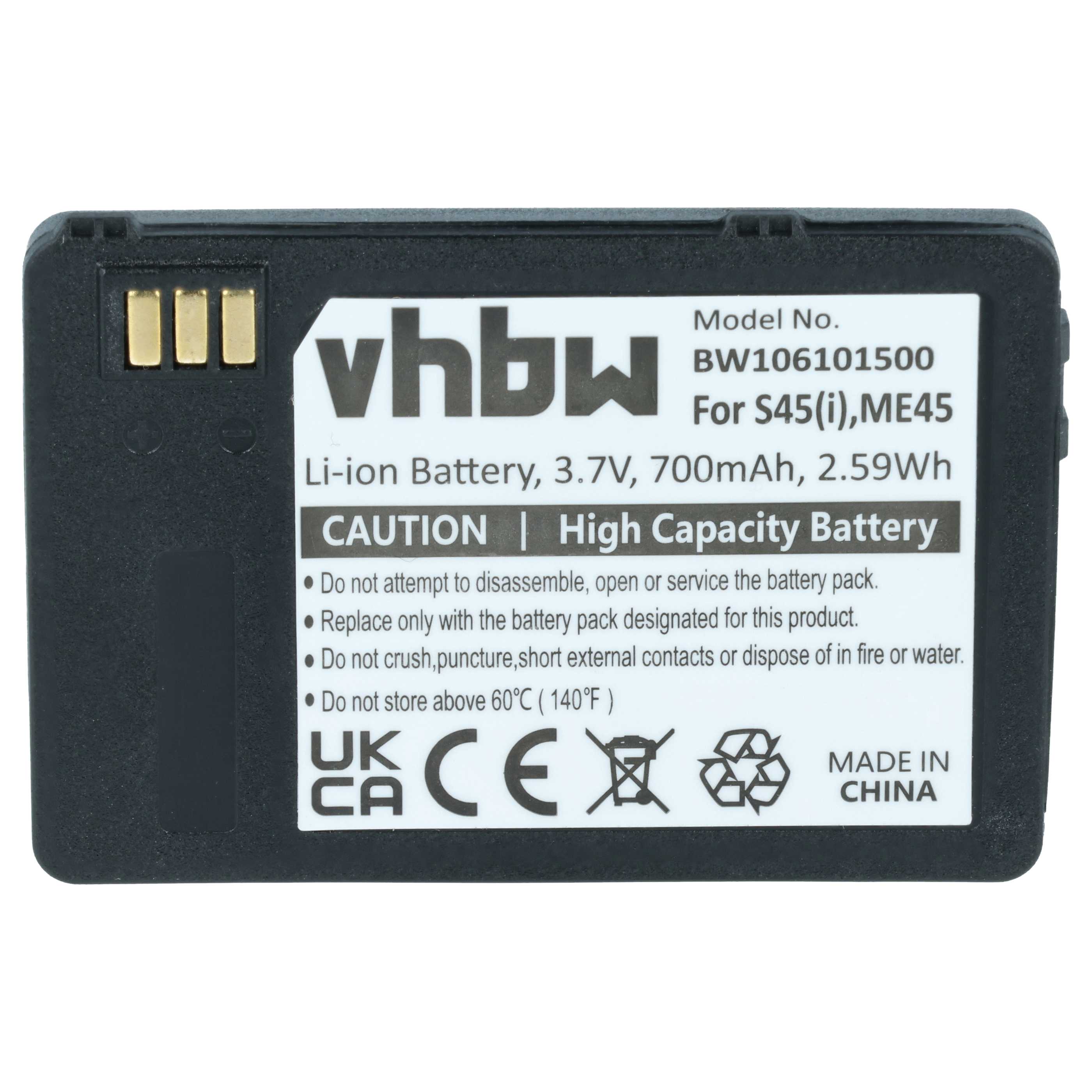 Akumulator do telefonu smartfona zamiennik Siemens 30148-K1310-X185-1 - 700 mAh 3,7 V Li-Ion