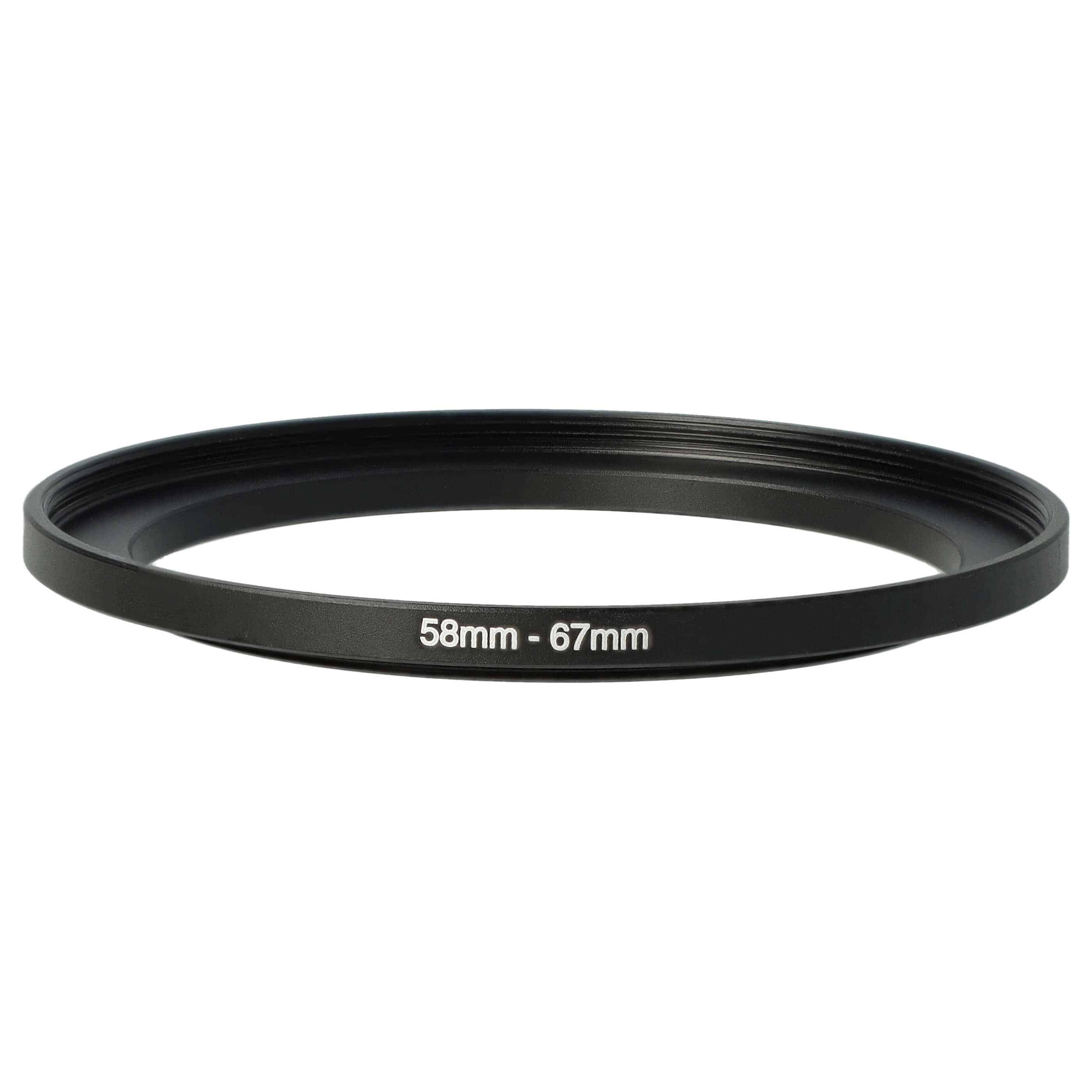 Step-Up Ring Adapter of 58 mm to 67 mmfor various Camera Lens - Filter Adapter