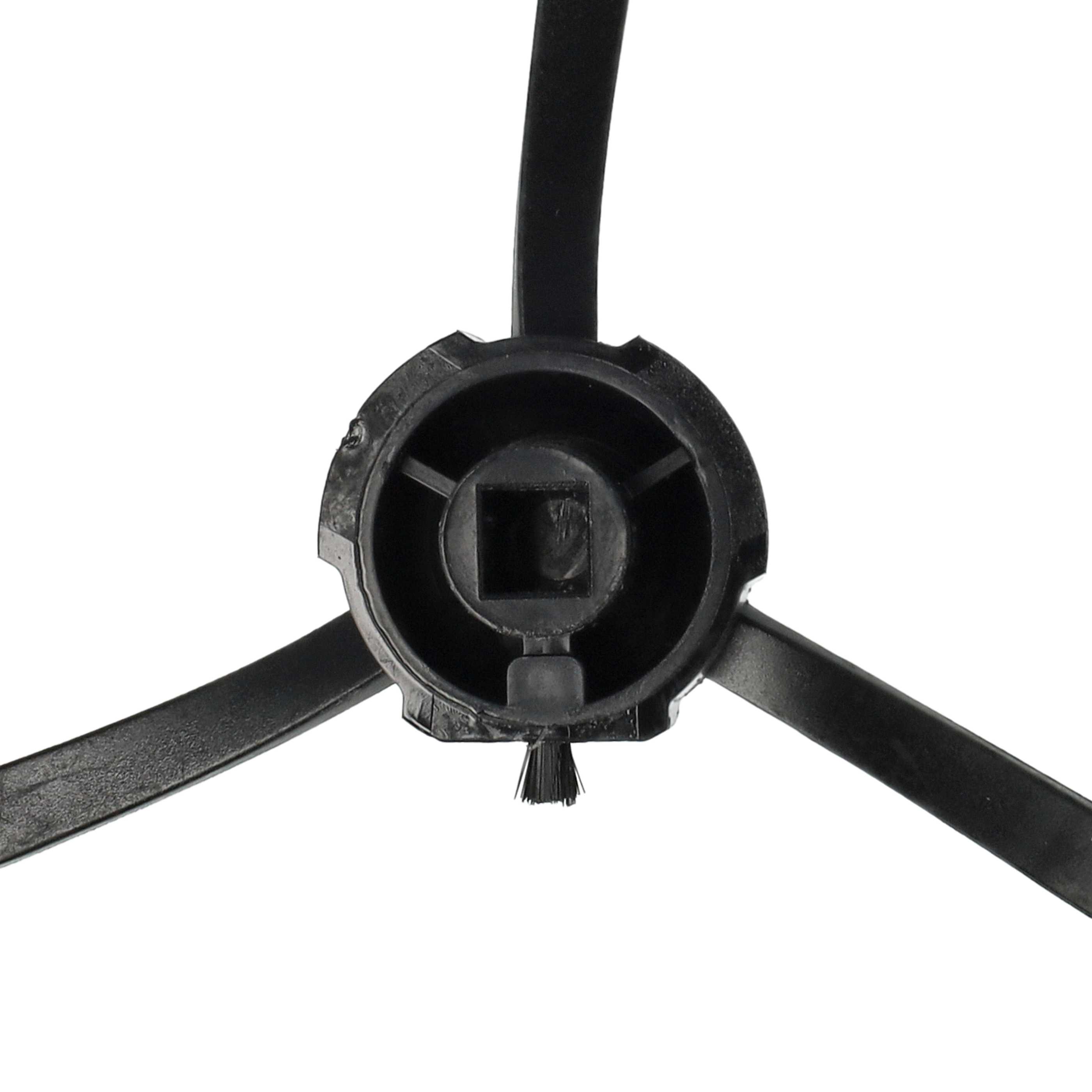 2x Spazzola laterale a 3 bracci per robot aspirapolvere Dreame, Xiaomi, Mova L10s Pro - nero