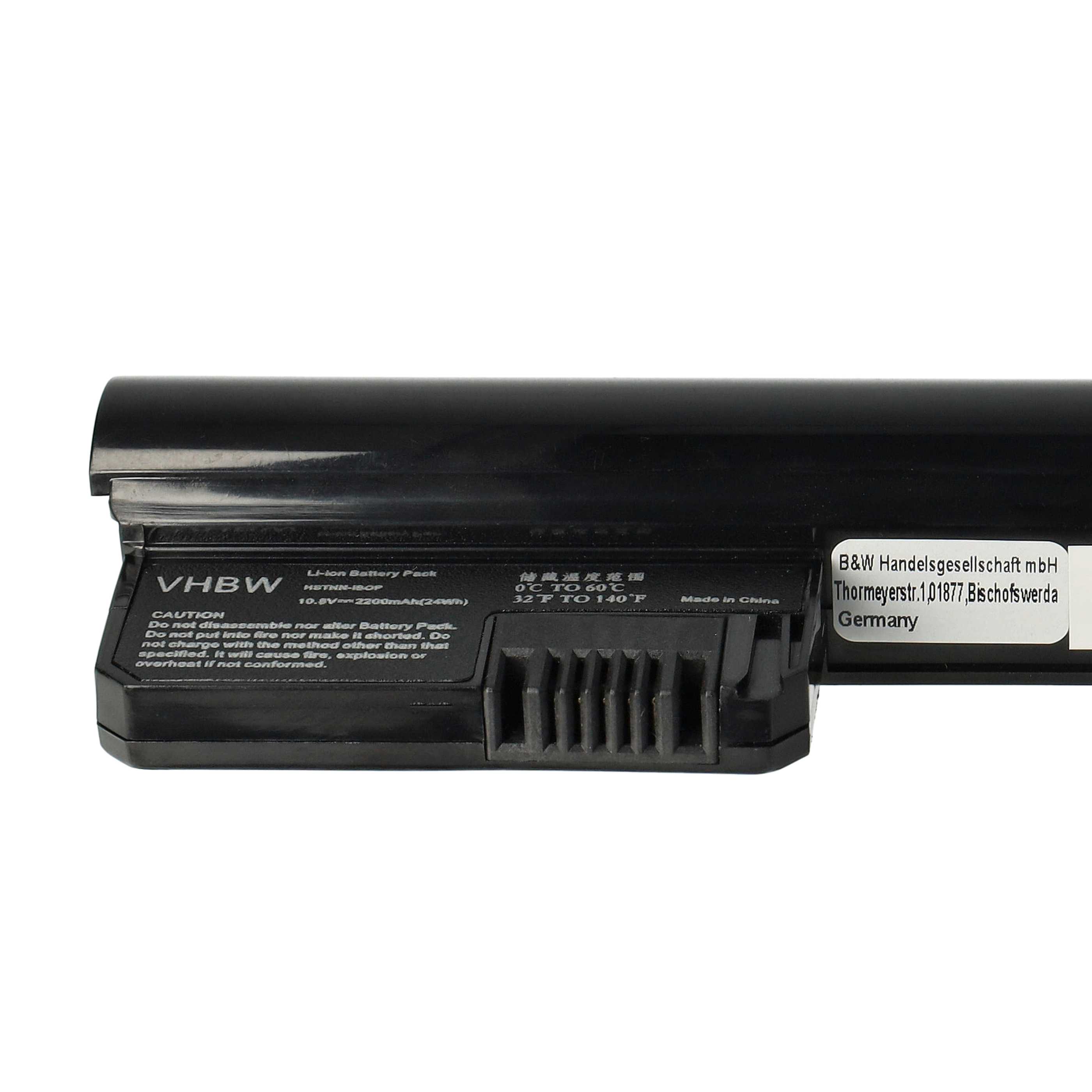 Akumulator do laptopa zamiennik HP 010979-B3T13G01, 582213-121, 582213-421 - 2200 mAh 10,8 V Li-Ion, czarny